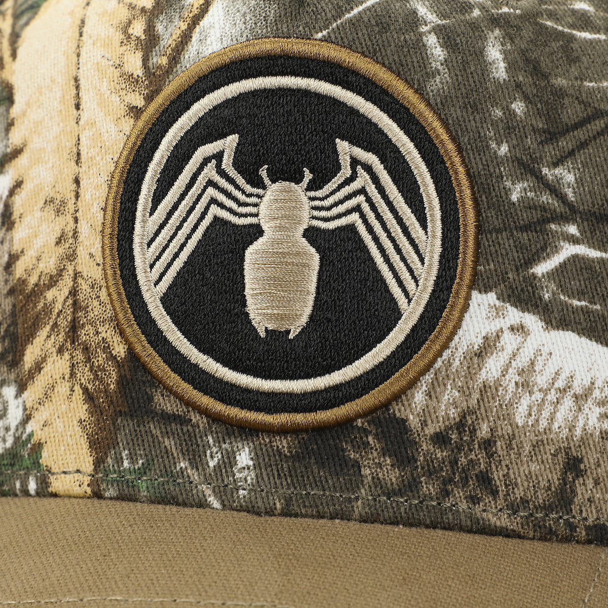 Venom Embroidered 3D Logo Camouflage Snapback Hat
