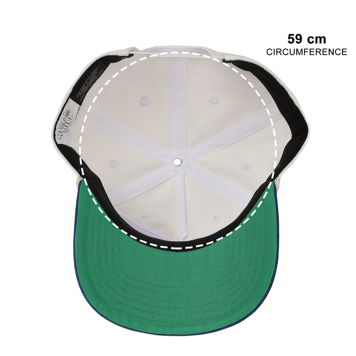 King Of The Hill Strickland Propane White & Blue Retro Grandpa Snapback Hat