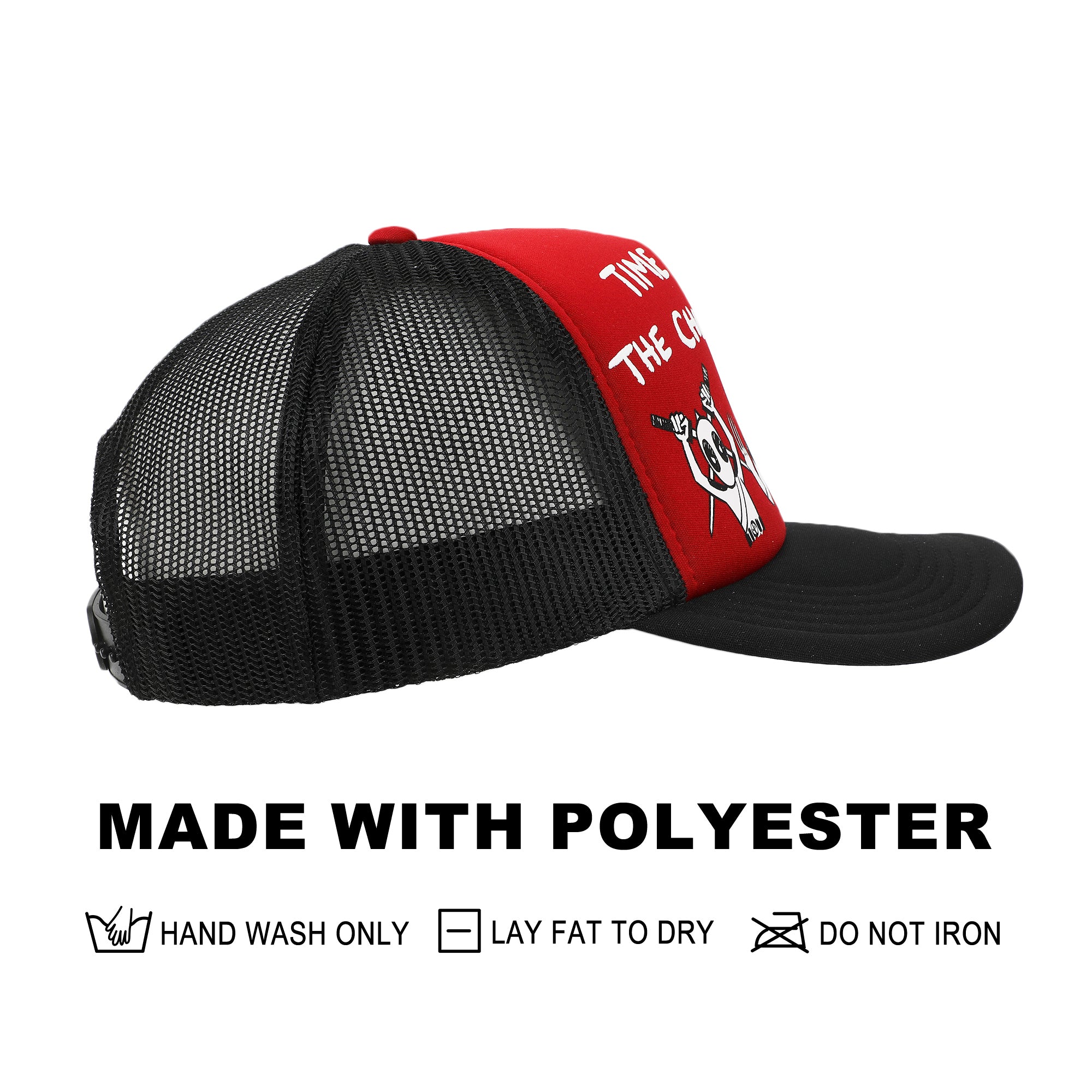 Deadpool & Wolverine Time To Make The Chimichanga Red & Black Trucker Hat