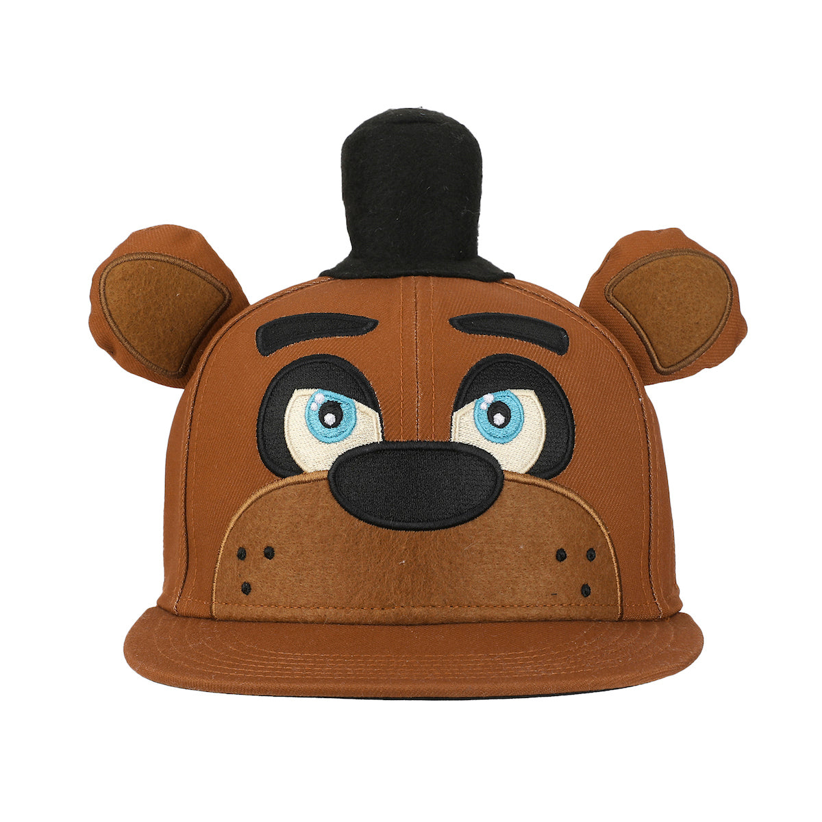 Five Nights At Freddy's Freddy Fazbear Big Face Brown Snapback Hat