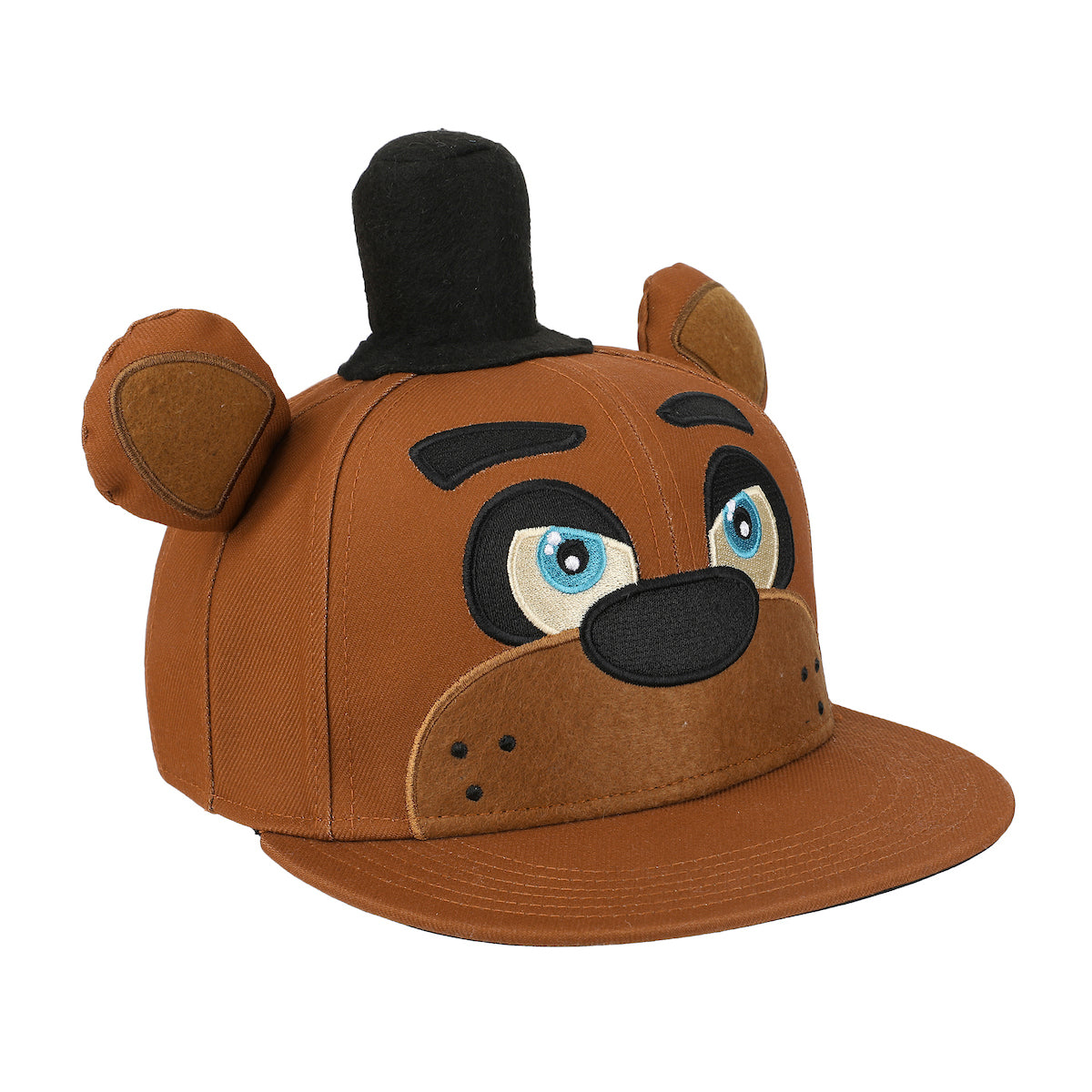 Five Nights At Freddy's Freddy Fazbear Big Face Brown Snapback Hat