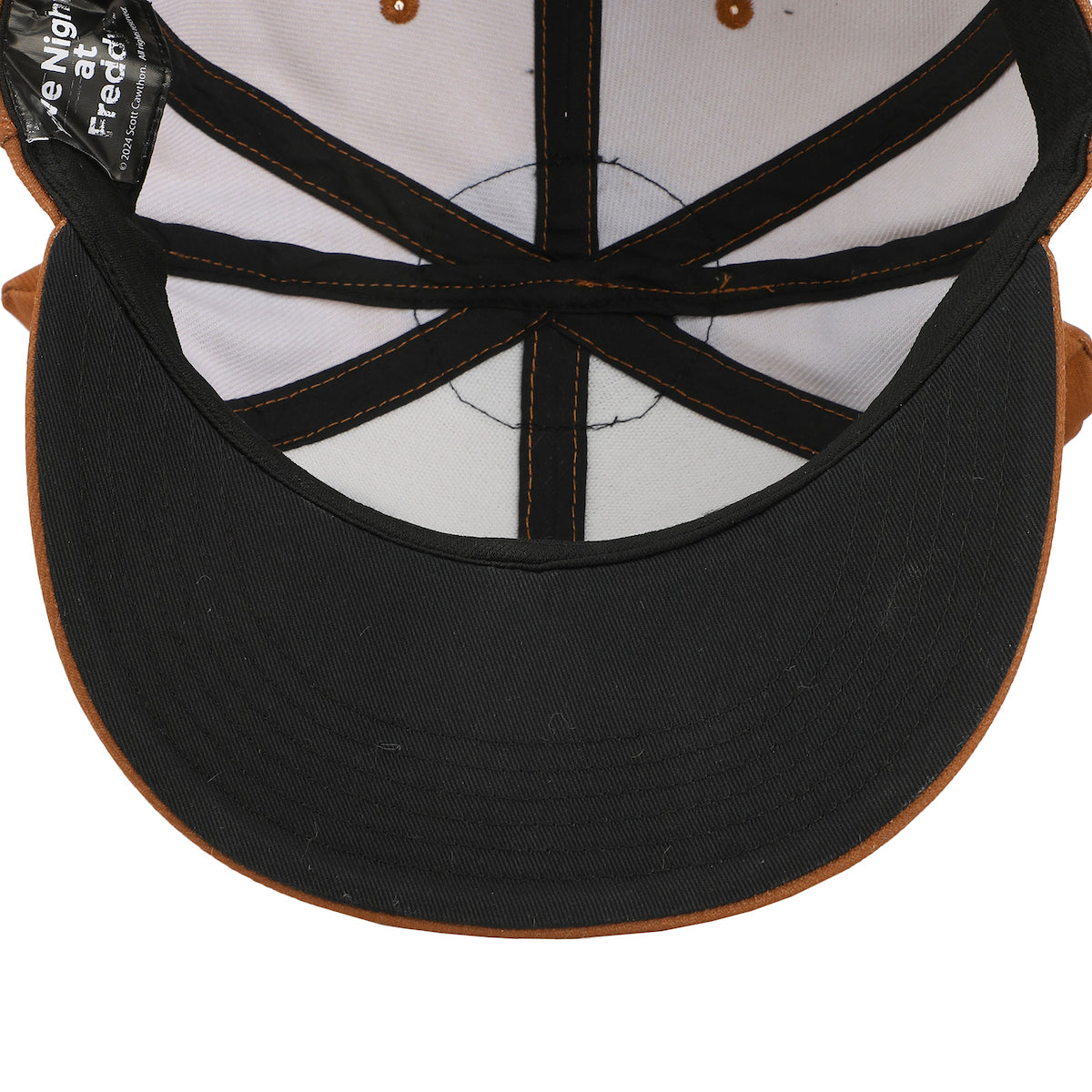 Five Nights At Freddy's Freddy Fazbear Big Face Brown Snapback Hat