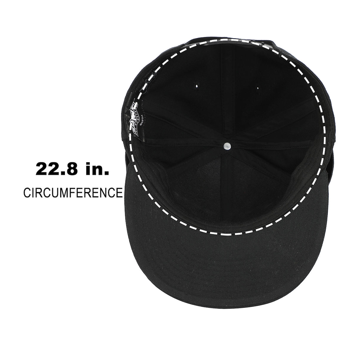 Sonic The Hedgehog Big Face Shadow Snapback Hat With 3D Ears & Quills