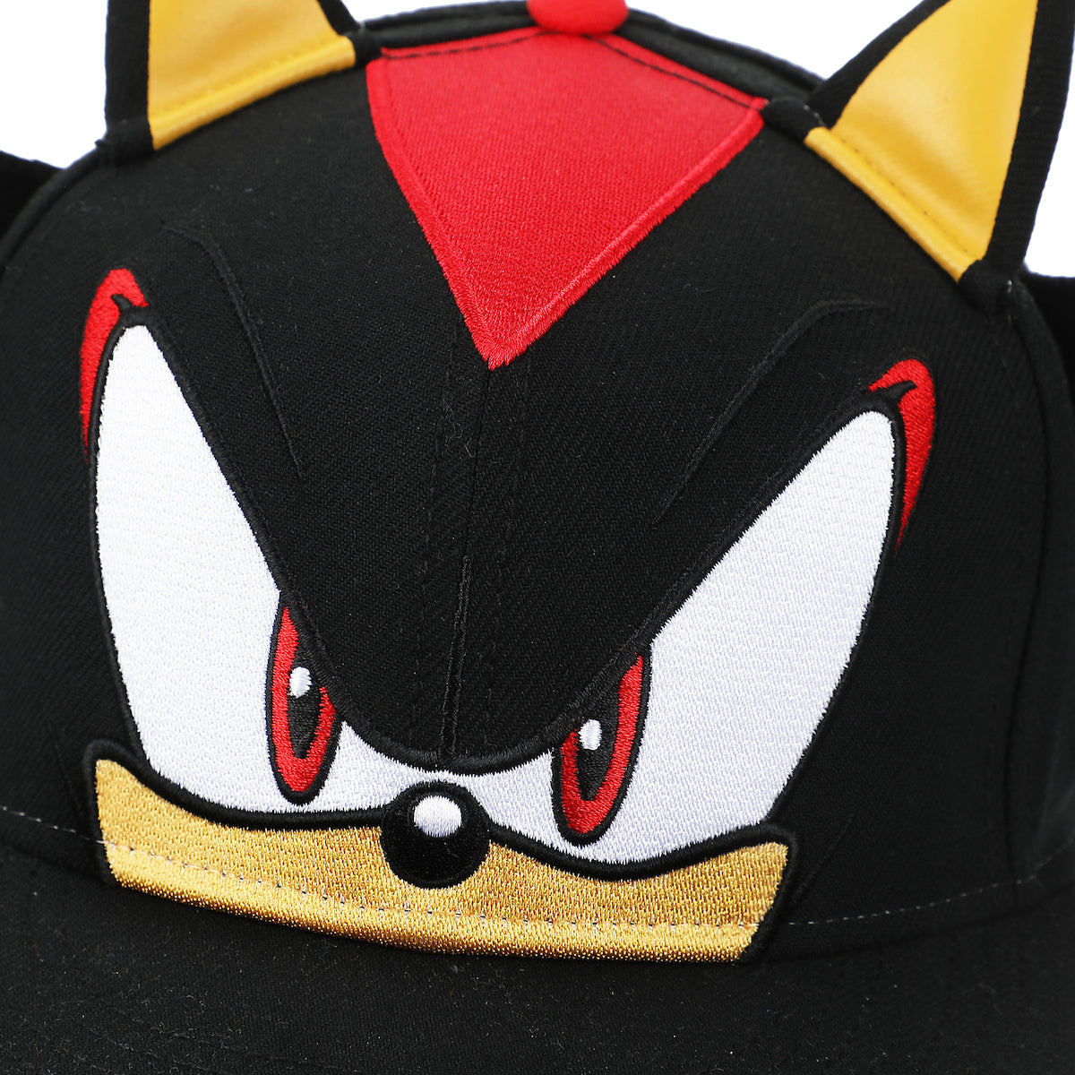 Sonic The Hedgehog Big Face Shadow Snapback Hat With 3D Ears & Quills