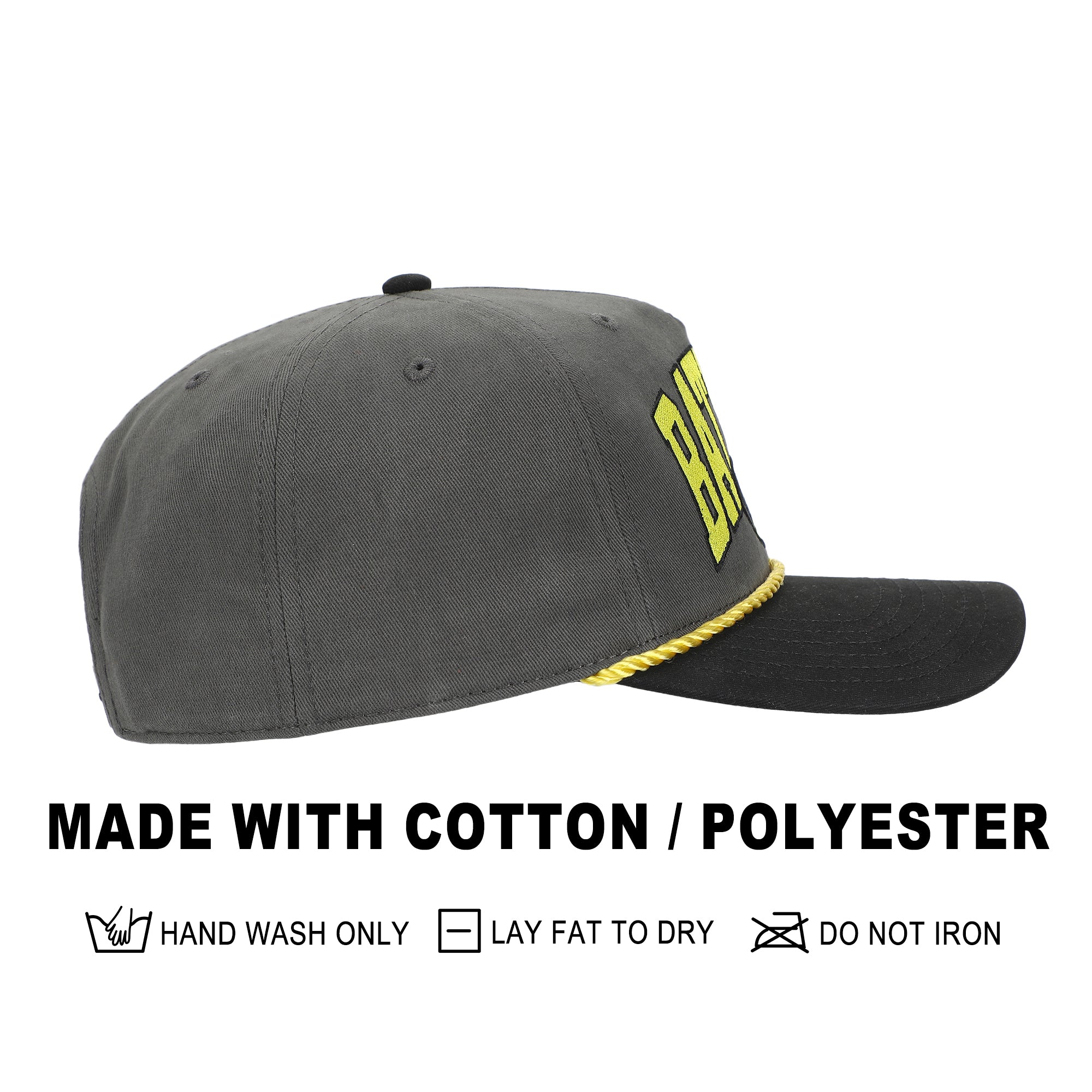 Batman Embroidered Logo Adult Black Retro Grandpa Snapback Hat