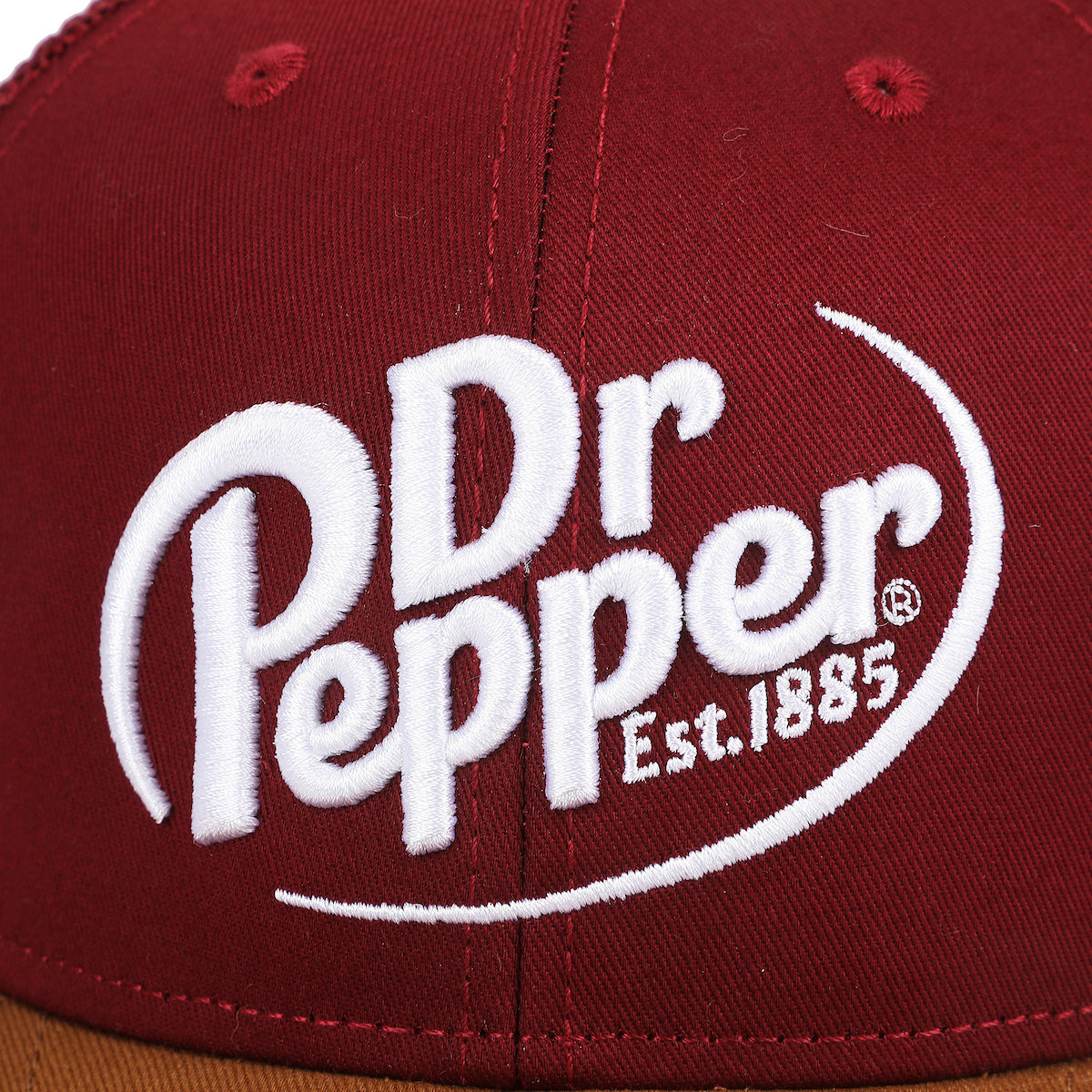 Dr Pepper Classic Logo Adult Mesh Trucker Cap
