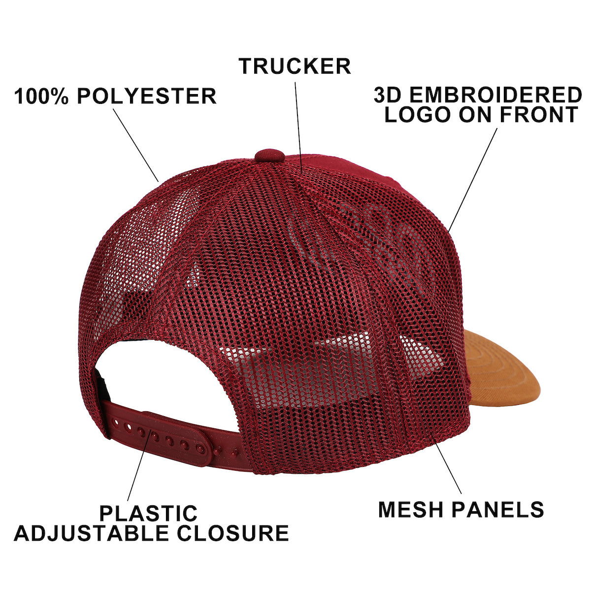 Dr Pepper Classic Logo Adult Mesh Trucker Cap