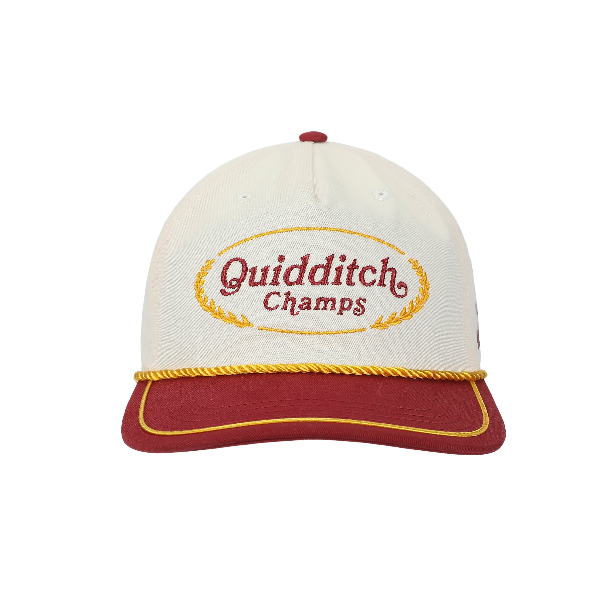 Harry Potter Quidditch Champs Men's White & Red Snapback Hat