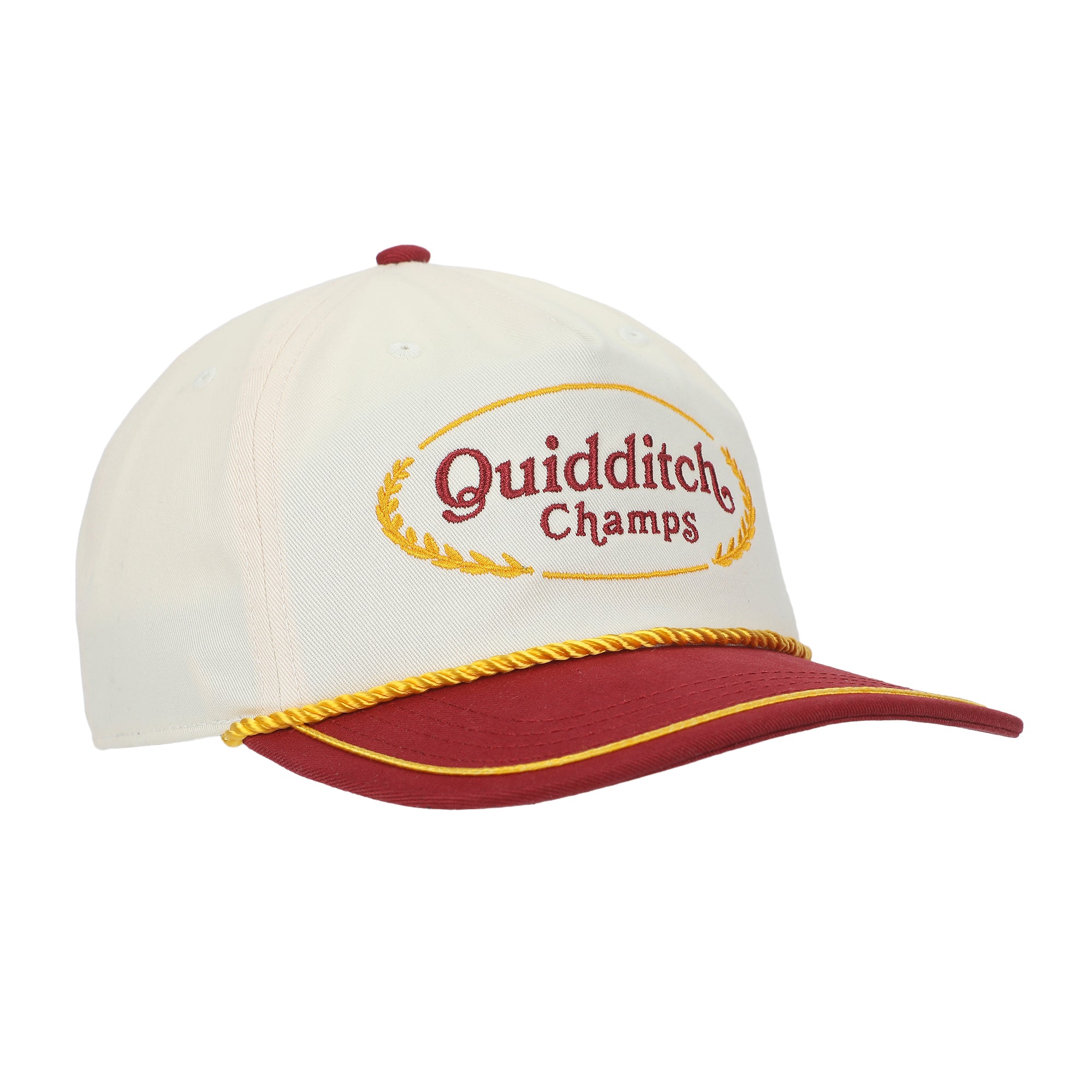 Harry Potter Quidditch Champs Men's White & Red Snapback Hat