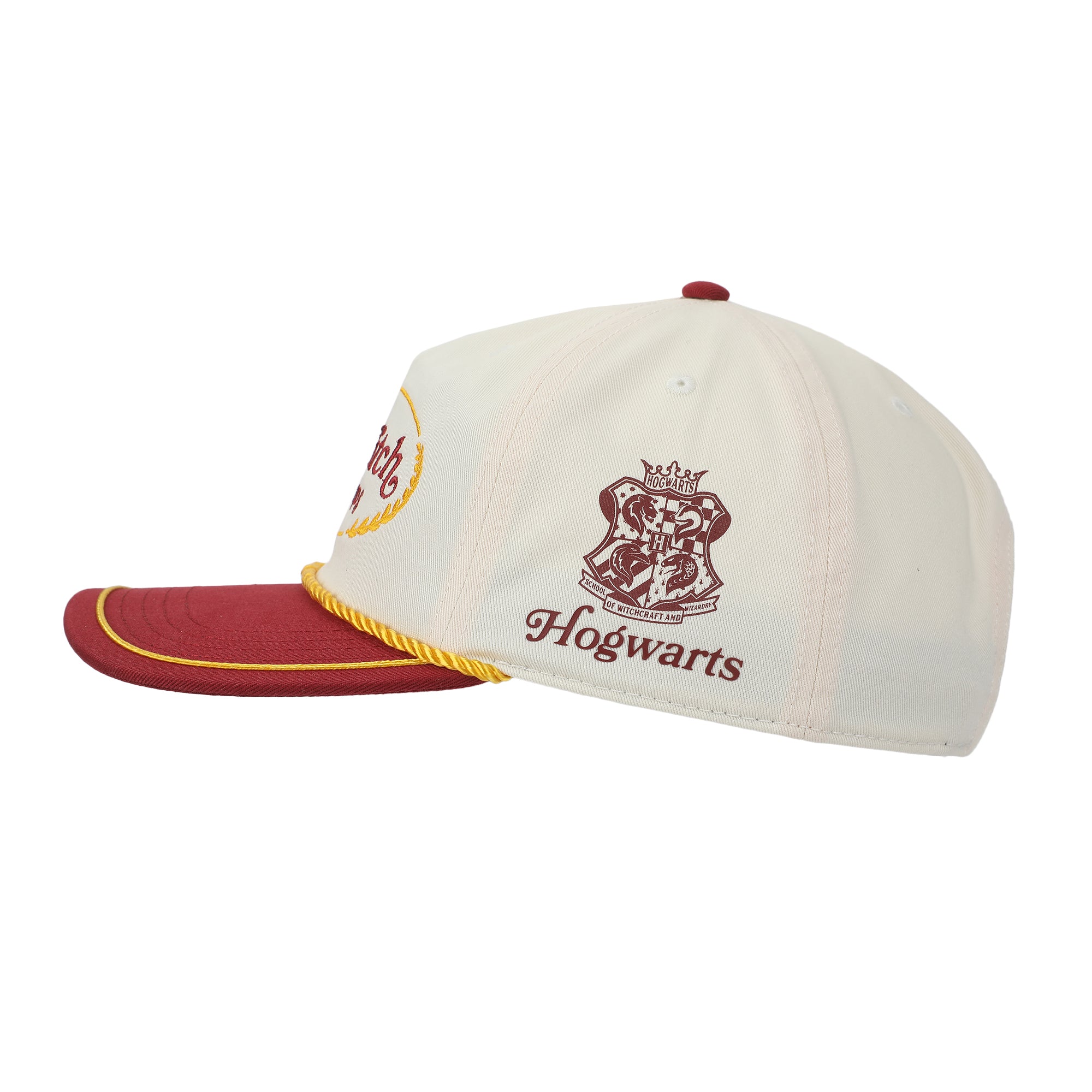 Harry Potter Quidditch Champs Men's White & Red Snapback Hat