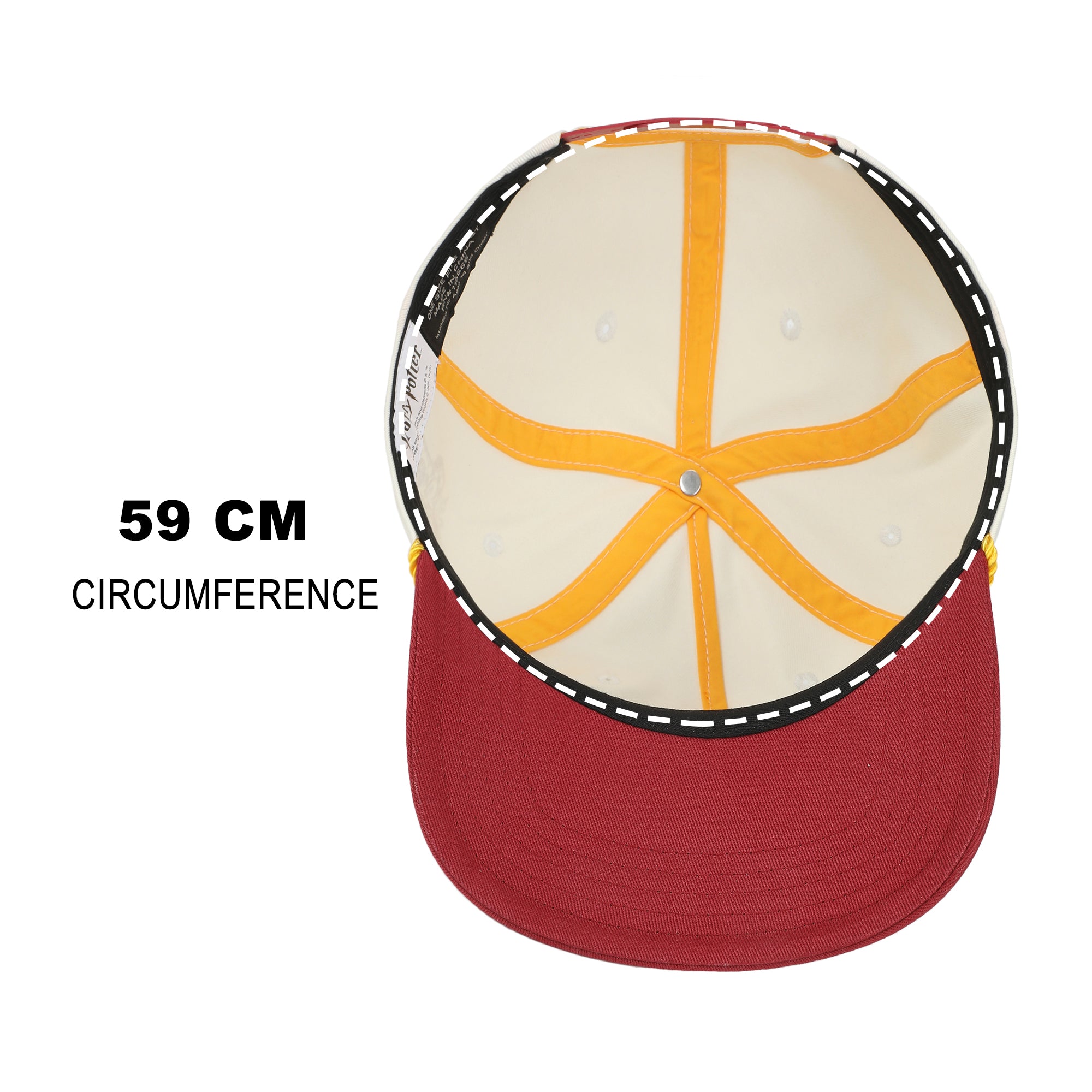Harry Potter Quidditch Champs Men's White & Red Snapback Hat