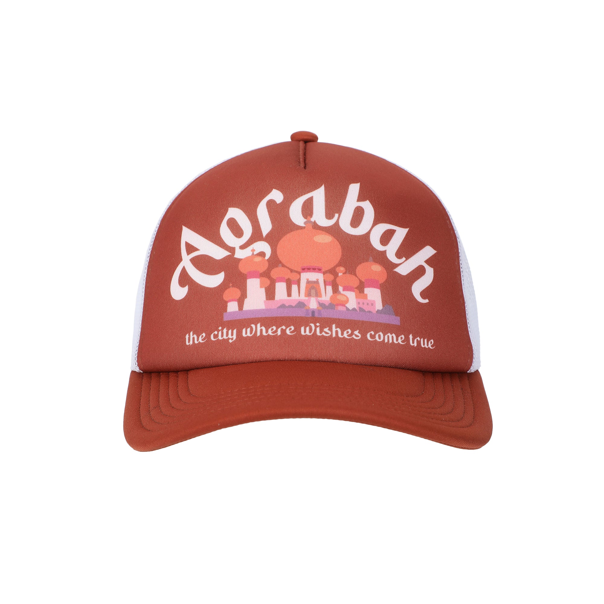 Disney Aladdin Agrabah Red Foam Trucker Hat