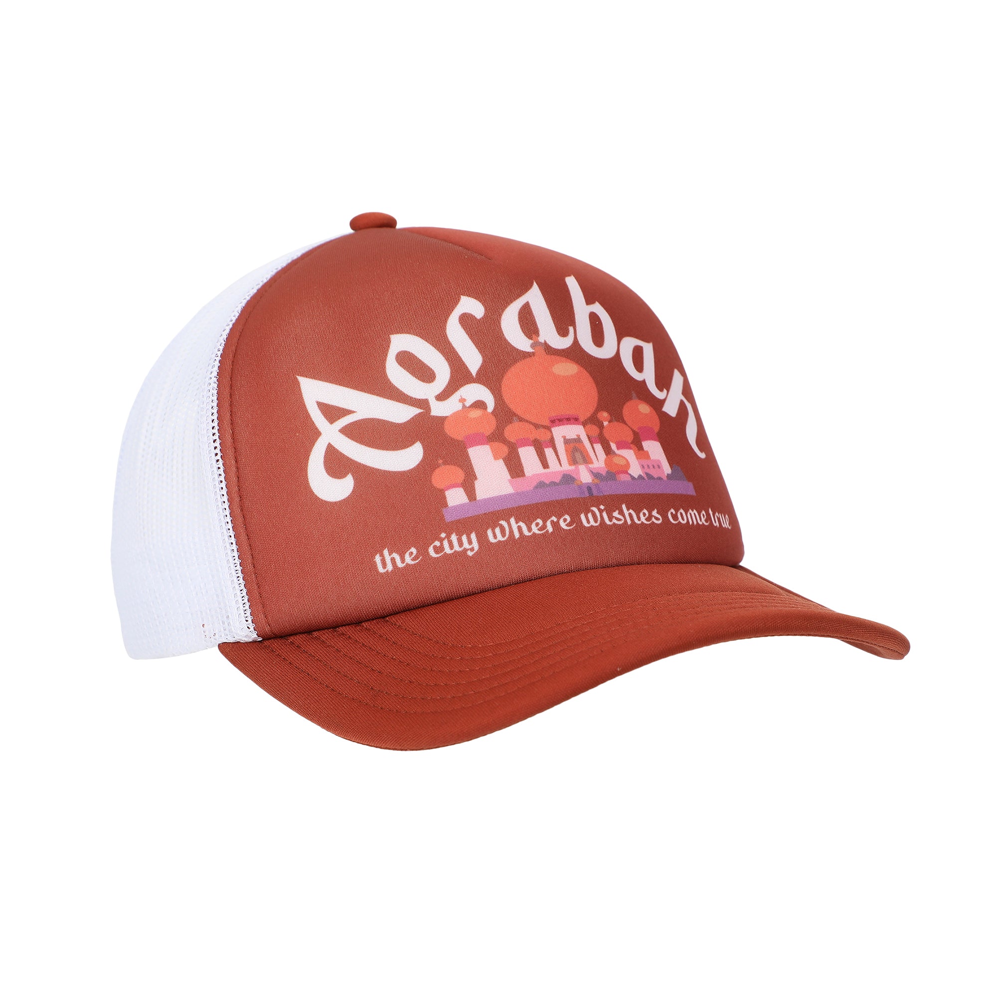 Disney Aladdin Agrabah Red Foam Trucker Hat