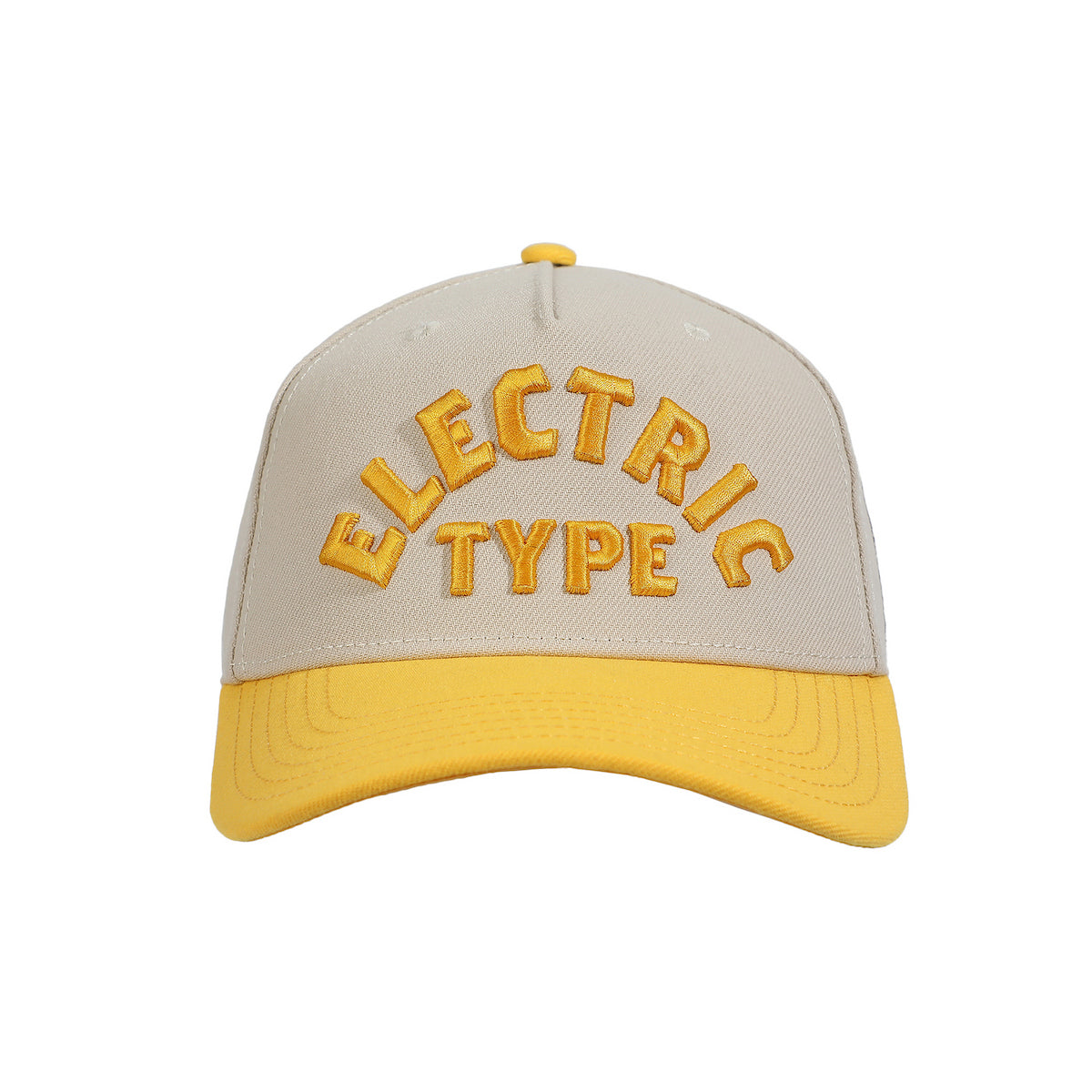 Pokémon Electric Type Yellow & White A-Frame Snapback Hat