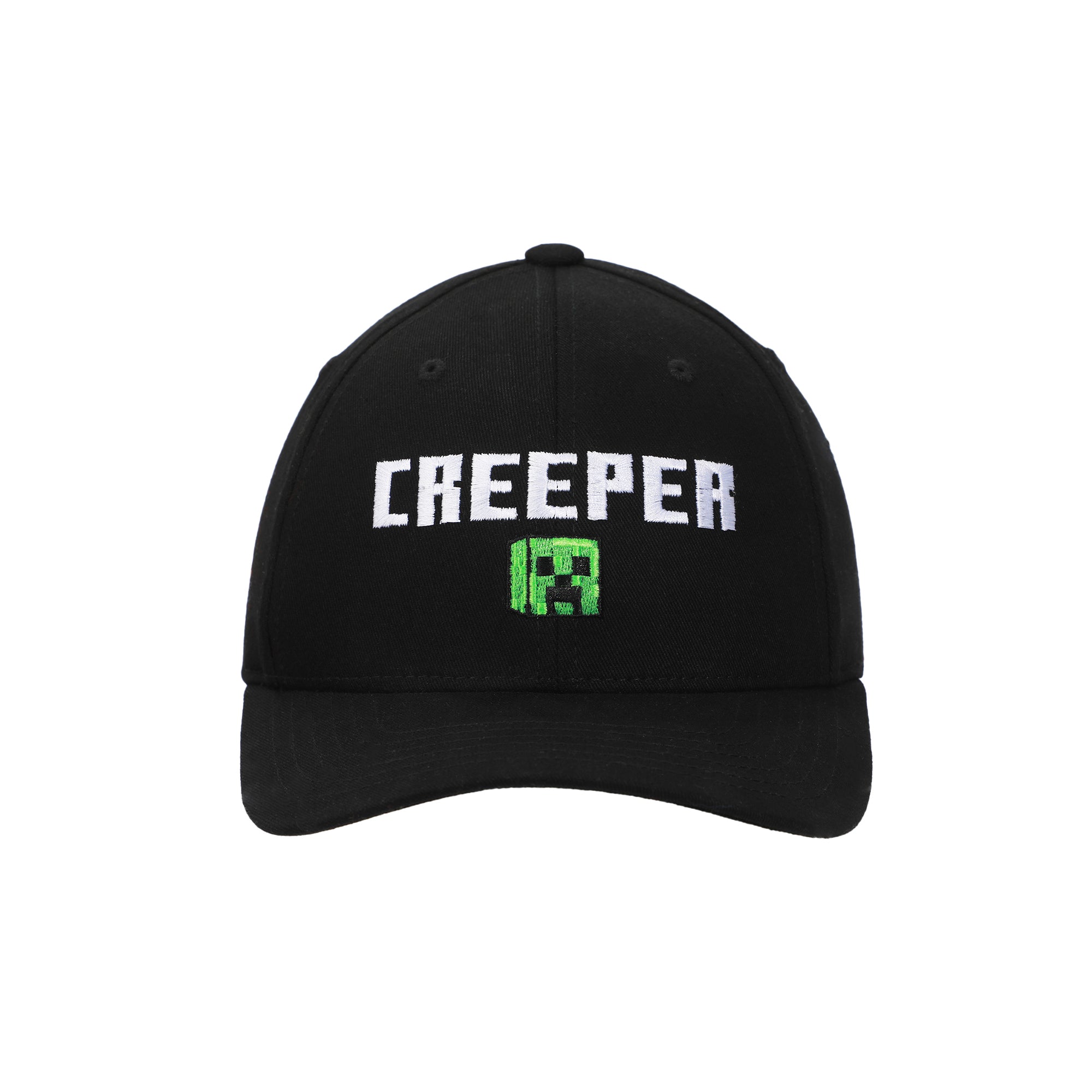 Minecraft Creeper Adult Black Traditional Adjustable Hat