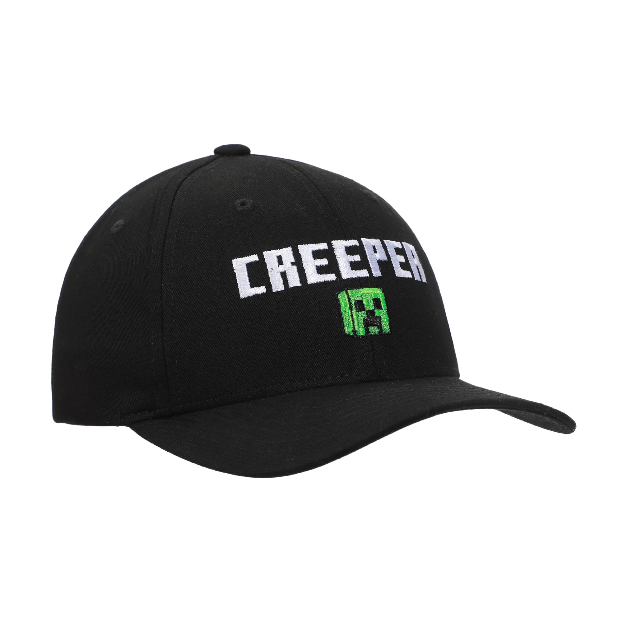 Minecraft Creeper Adult Black Traditional Adjustable Hat