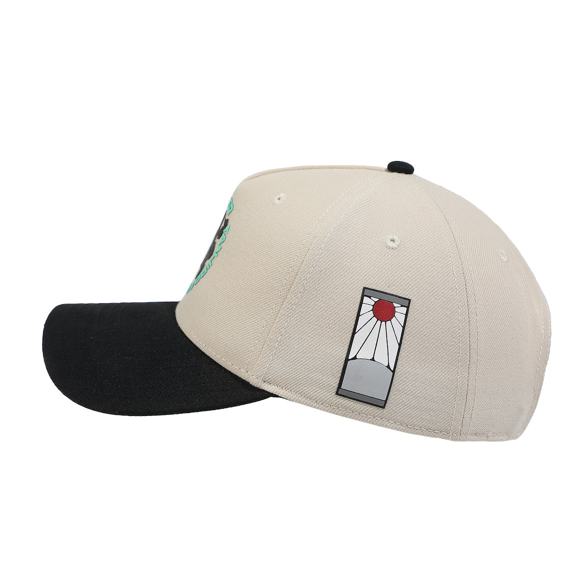 Demon Slayer Kanji White A-Frame Snapback Hat