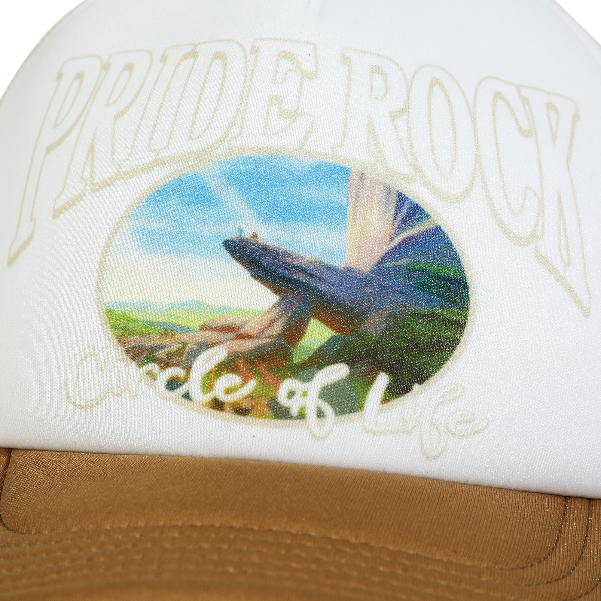 Disney The Lion King Pride Rock White & Tan Trucker Hat