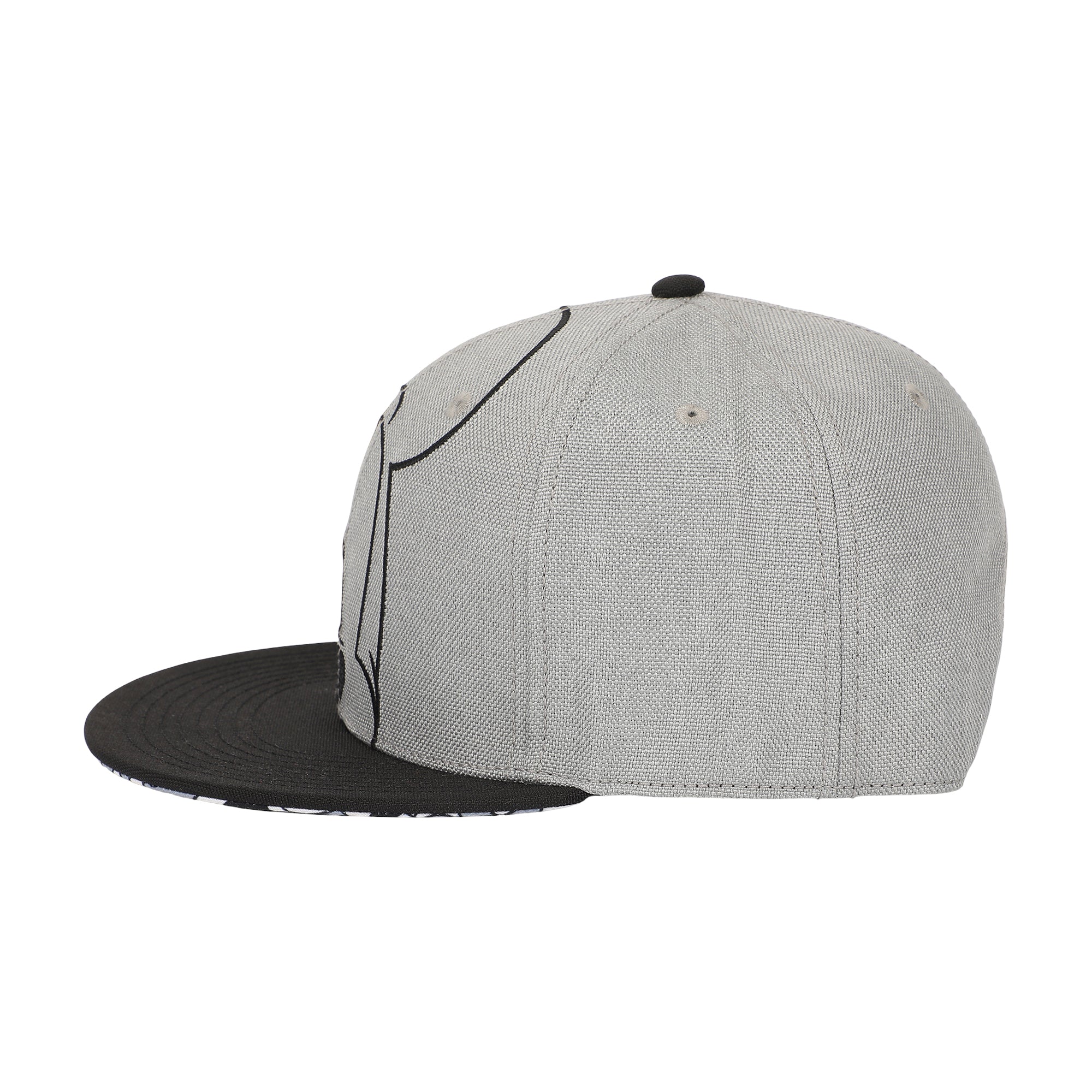 Mickey Peekaboo Embroidery And Sublimation Heather Gray Cotton B15 Snapback