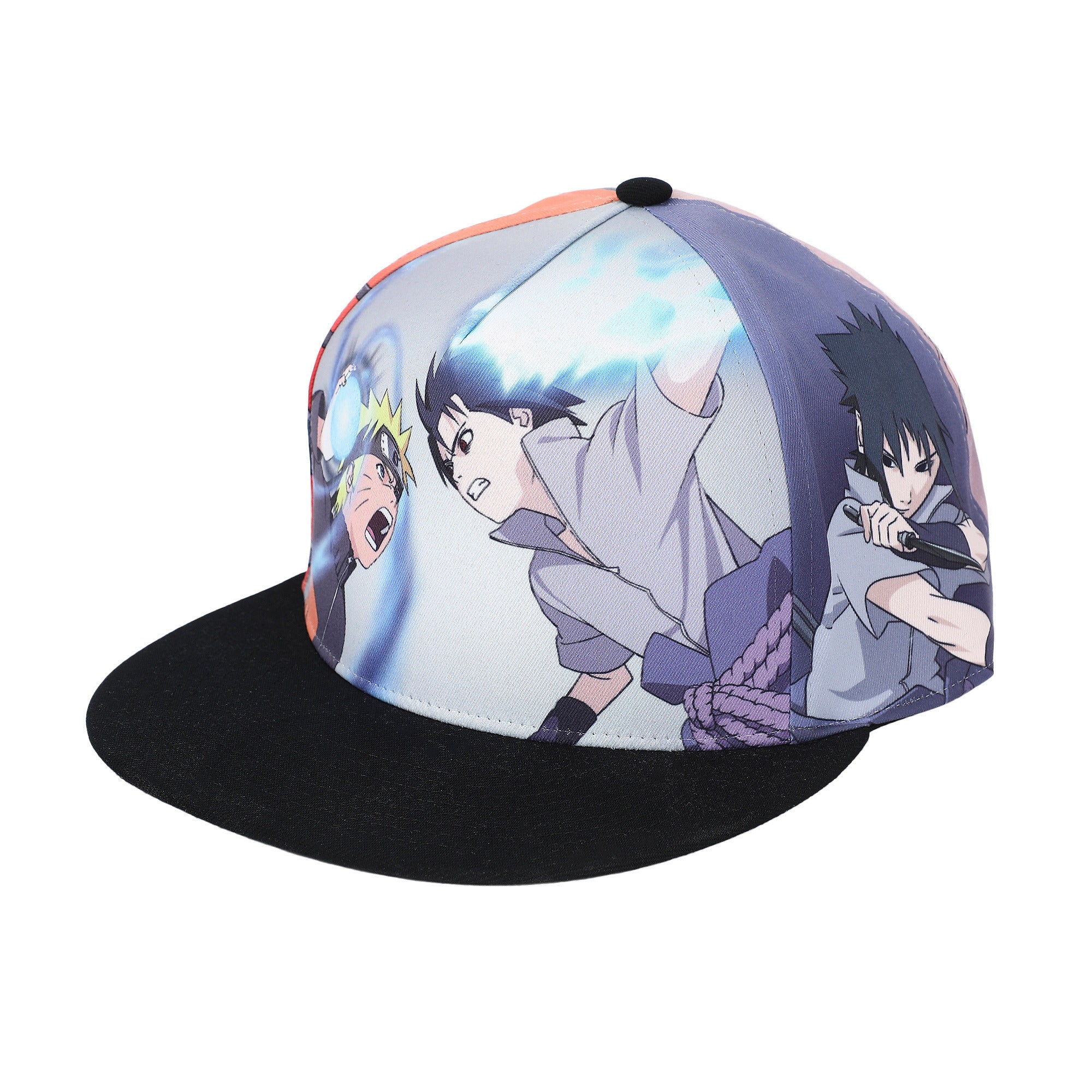 Naruto Shippuden Full Panel Snapback Baseball Cap for Adults