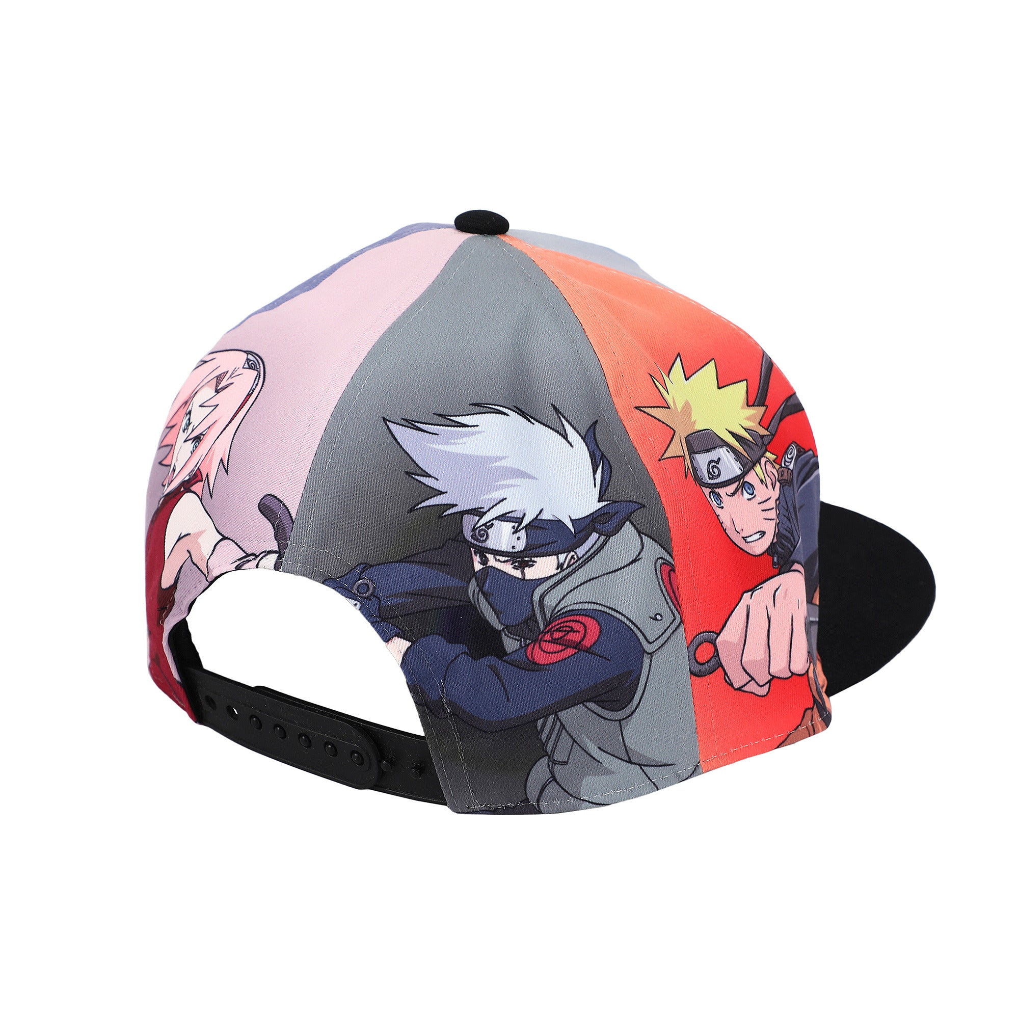 Naruto Shippuden Full Panel Snapback Baseball Cap for Adults
