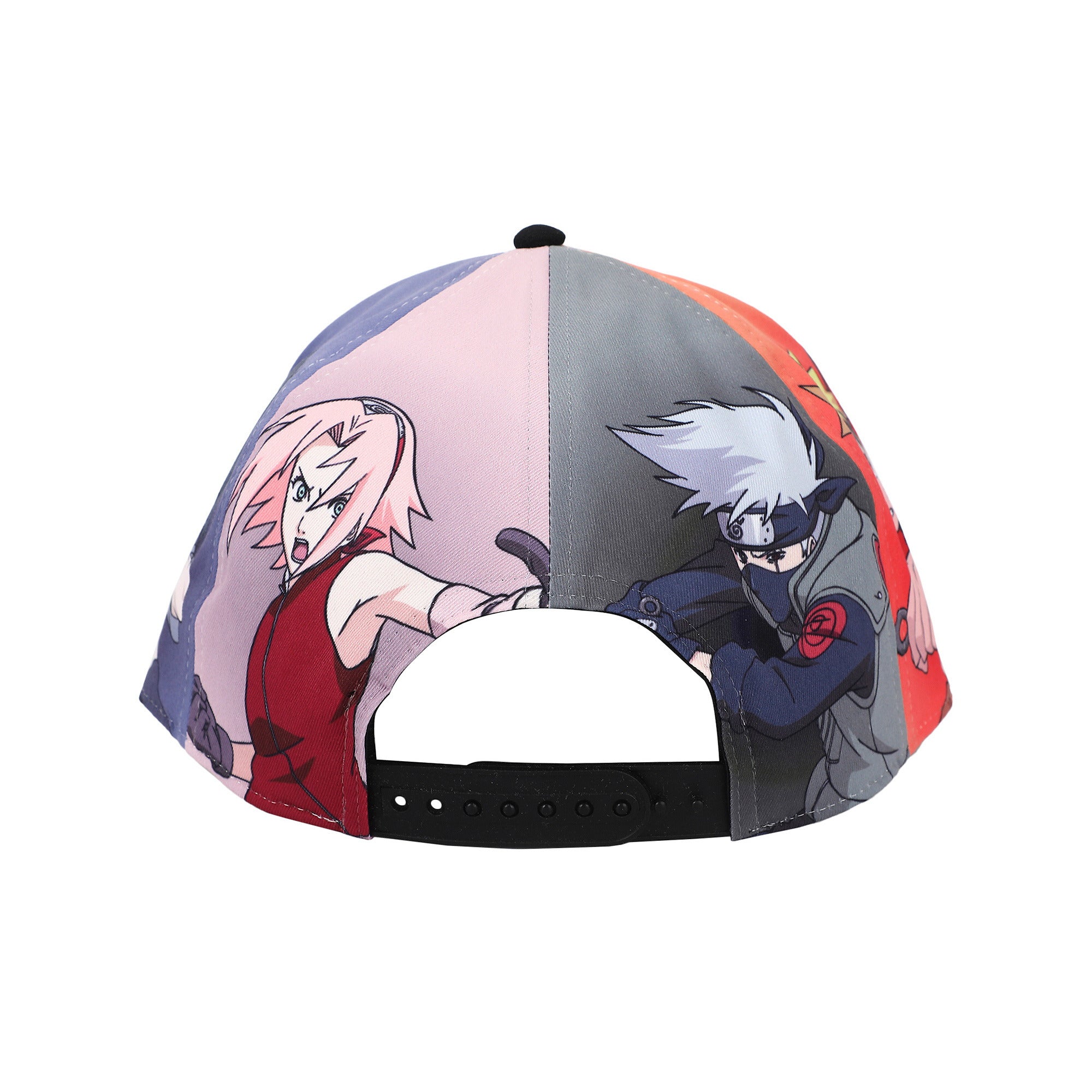 Naruto Shippuden Full Panel Snapback Baseball Cap for Adults