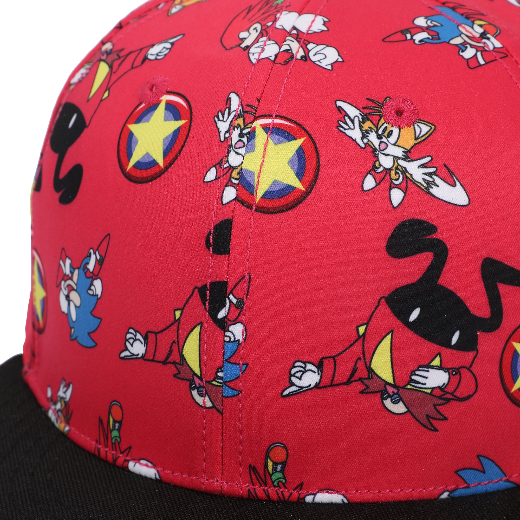 Sonic The Hedgehog Sublimated Aop Poly B15 Snapback