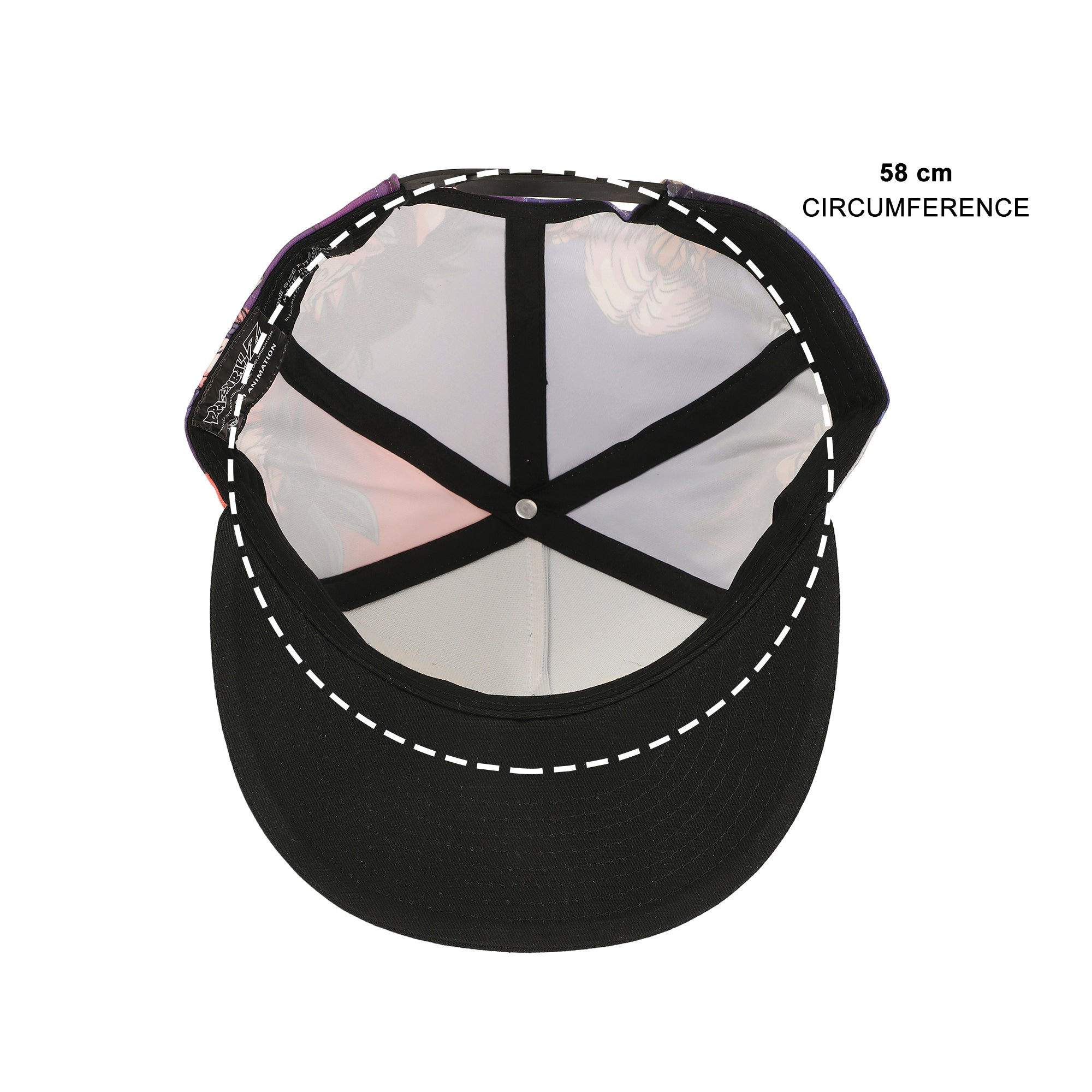 Dragon Ball Z Sublimated Panels Poly B15 Snapback