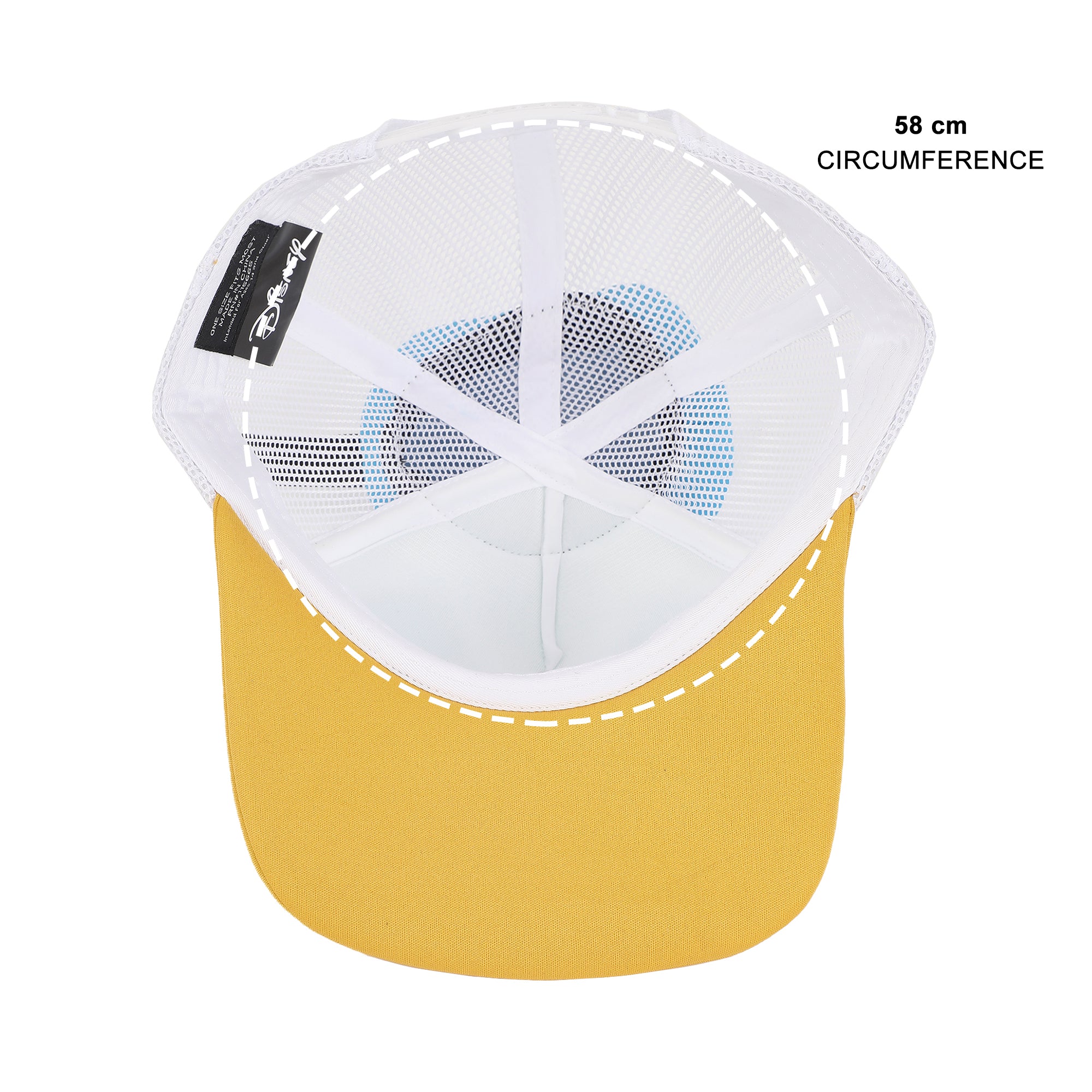 Disney Classic Characters Donald Duck Die Cut Bill And Hatt Applique Nylon And Mesh B5 Trucker Hat Snapback