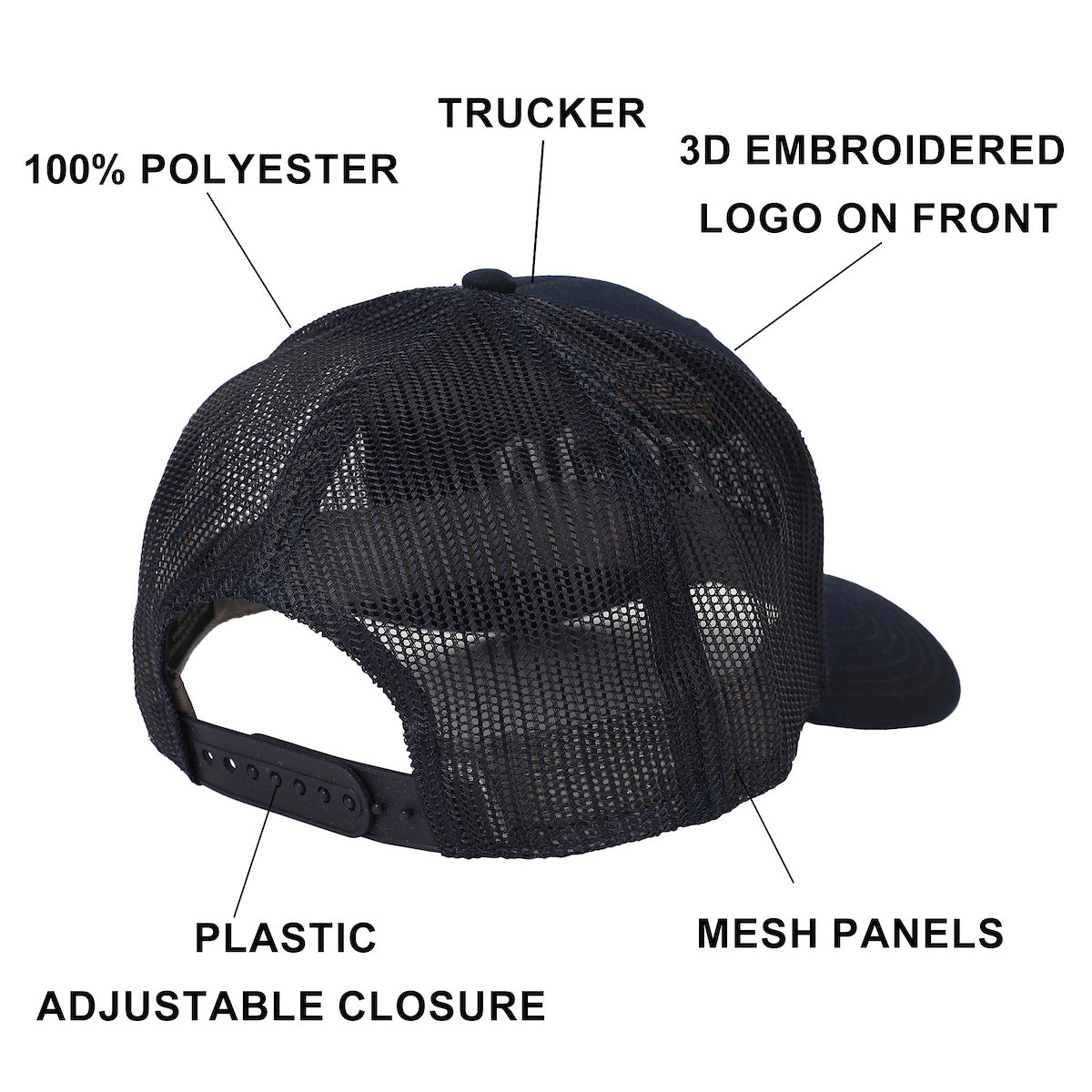 Corona Embroidered Logo Navy Trucker Hat