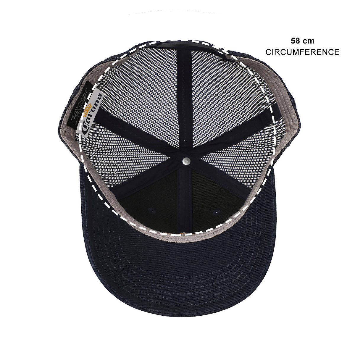 Corona Embroidered Logo Navy Trucker Hat