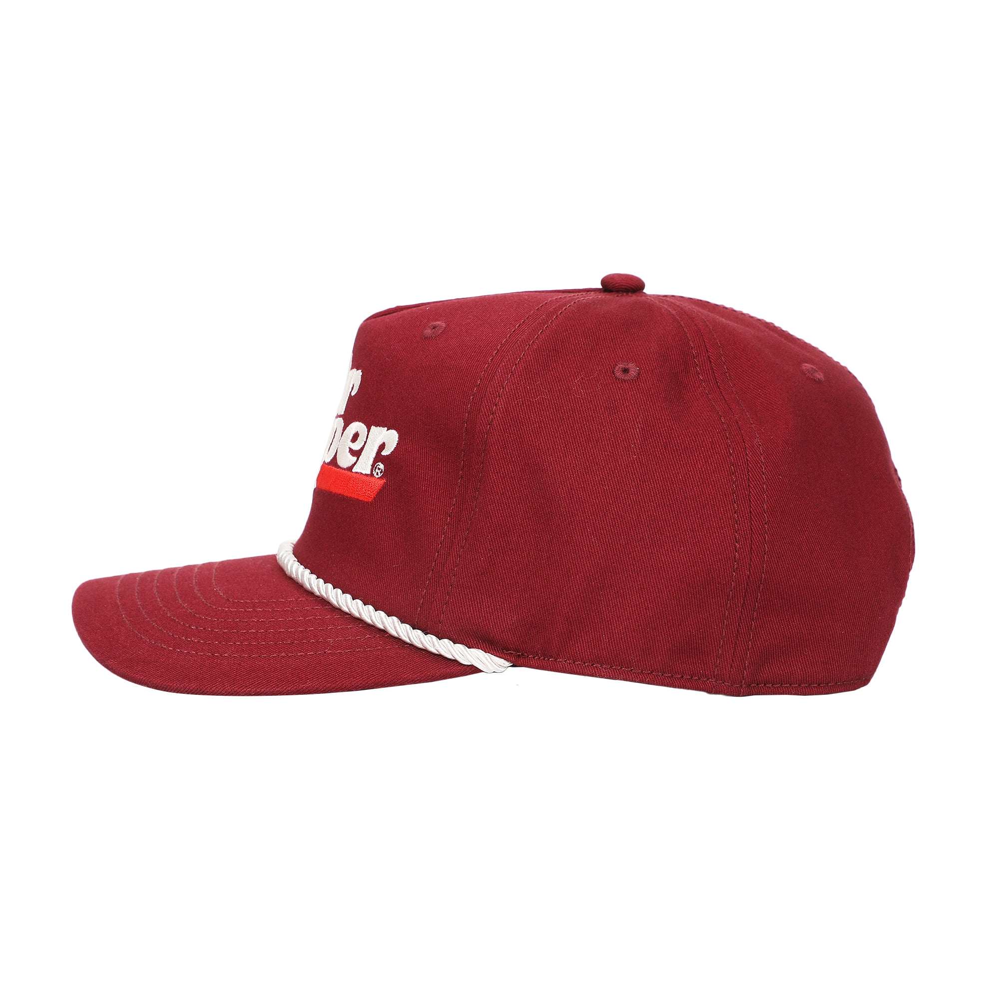 Dr Pepper Classic Logo Maroon Grandpa Cap