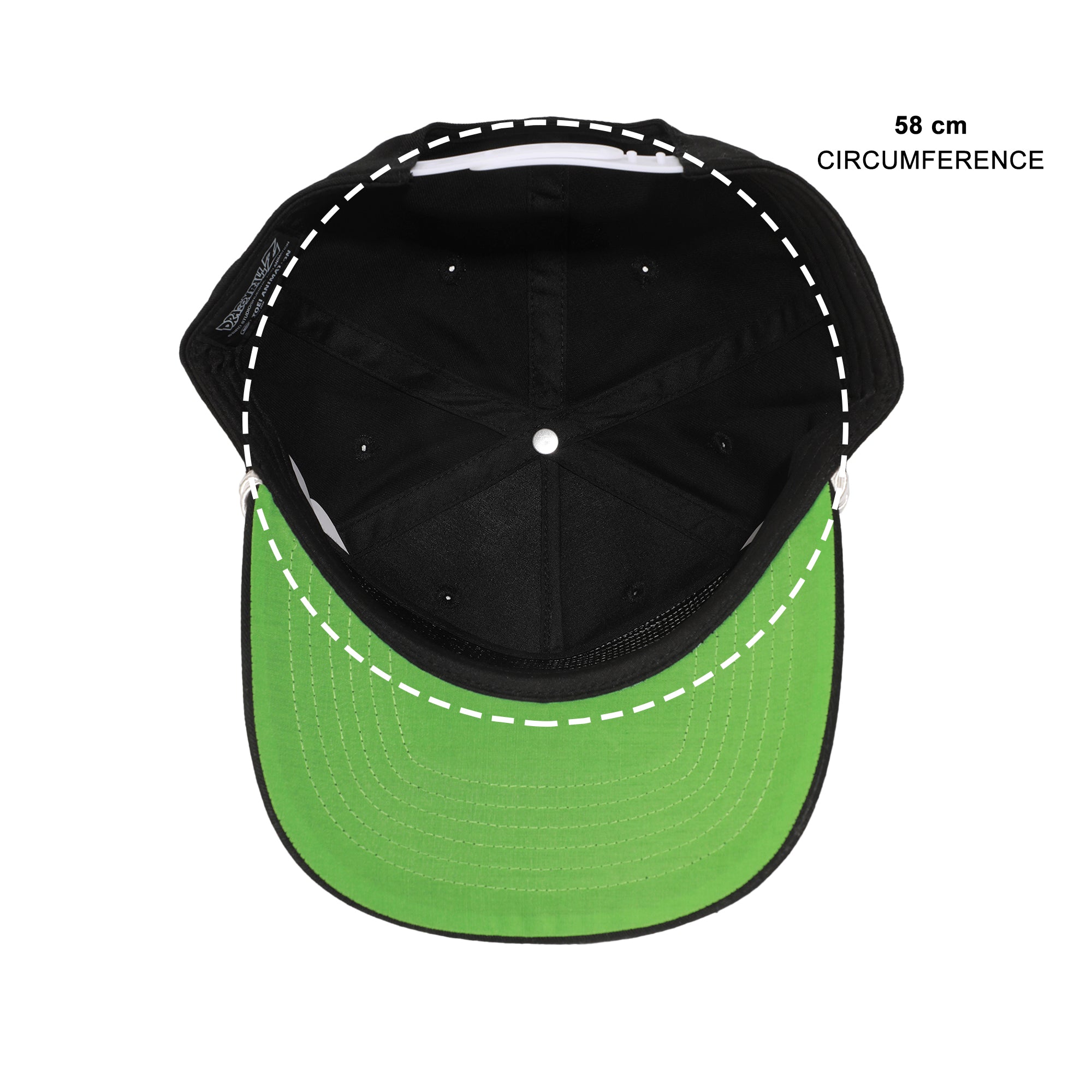 Dragon Ball Z Goku Kanji Patch Black Retro Grandpa Snapback Hat