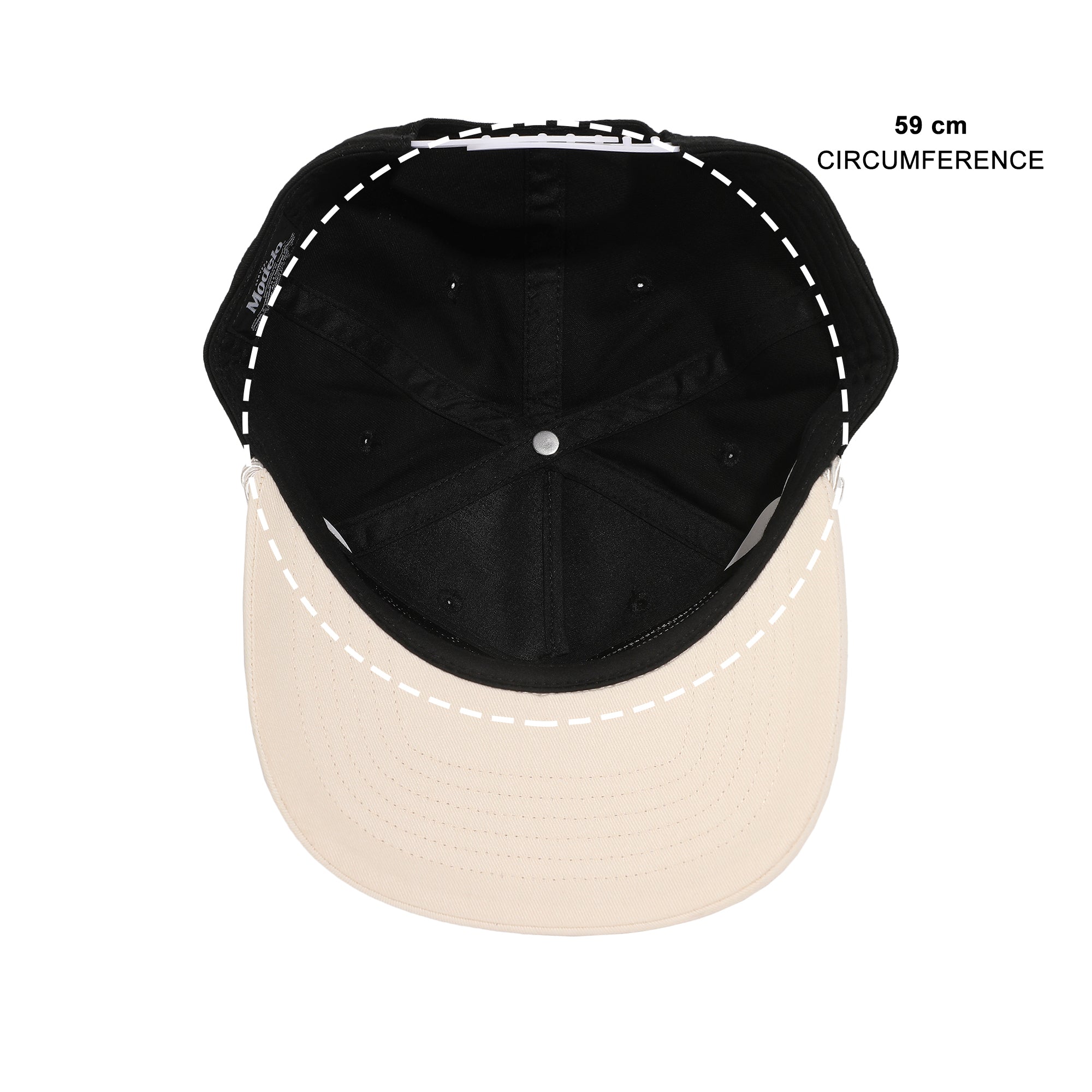 Modelo Cerveza Black & White Retro Grandpa Snapback Hat