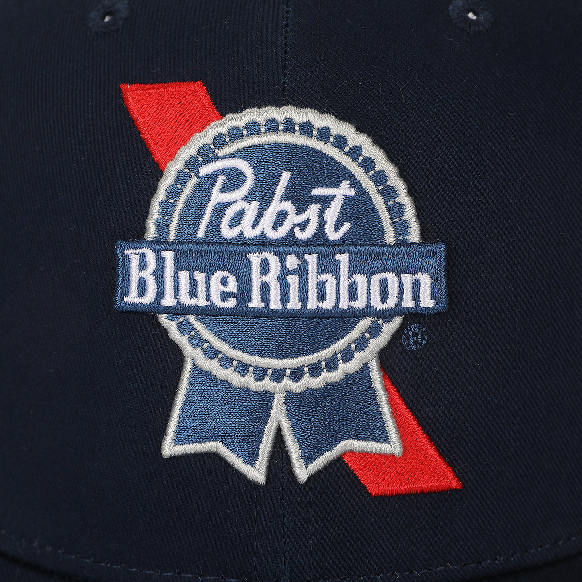 Pabst Blue Ribbon 3D Embroidered Logo Blue Trucker Hat