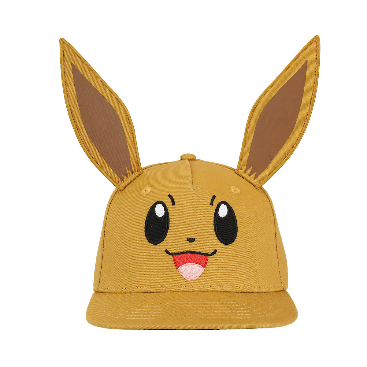 Pokémon Big Face Eevee Youth Brown Snapback Hat