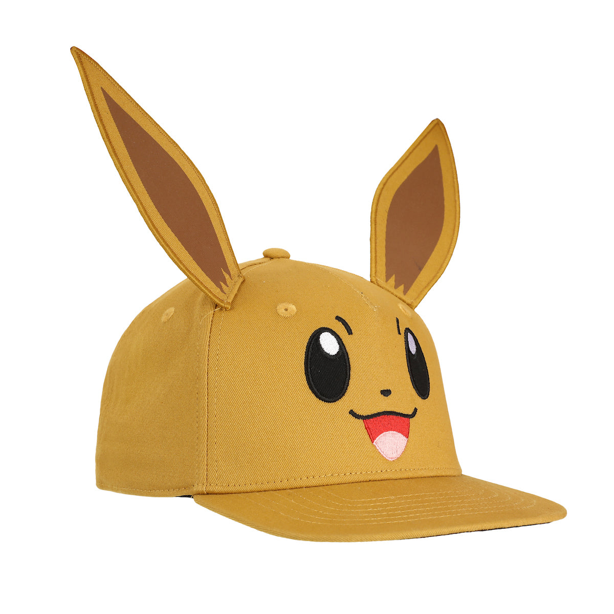 Pokémon Big Face Eevee Youth Brown Snapback Hat