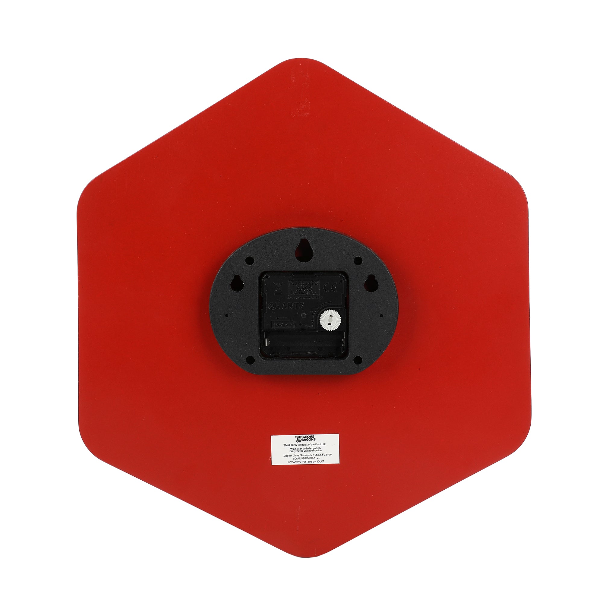 Dungeons & Dragons D20 Sculpted Wall Clock