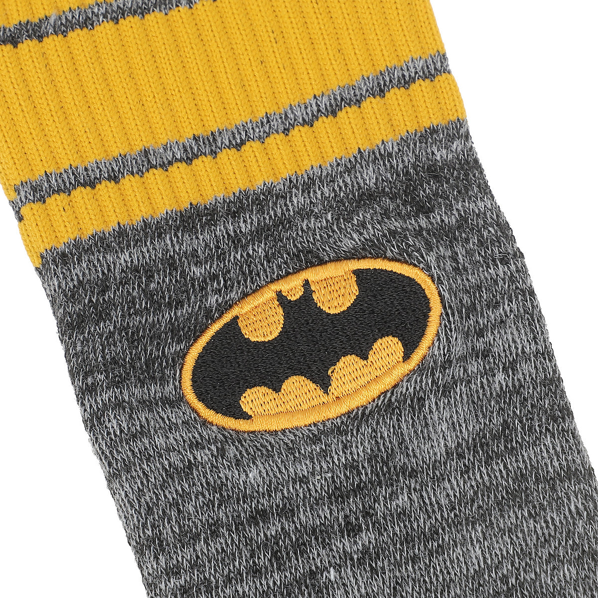 Batman Logo Men's Black Athletic Crew Socks
