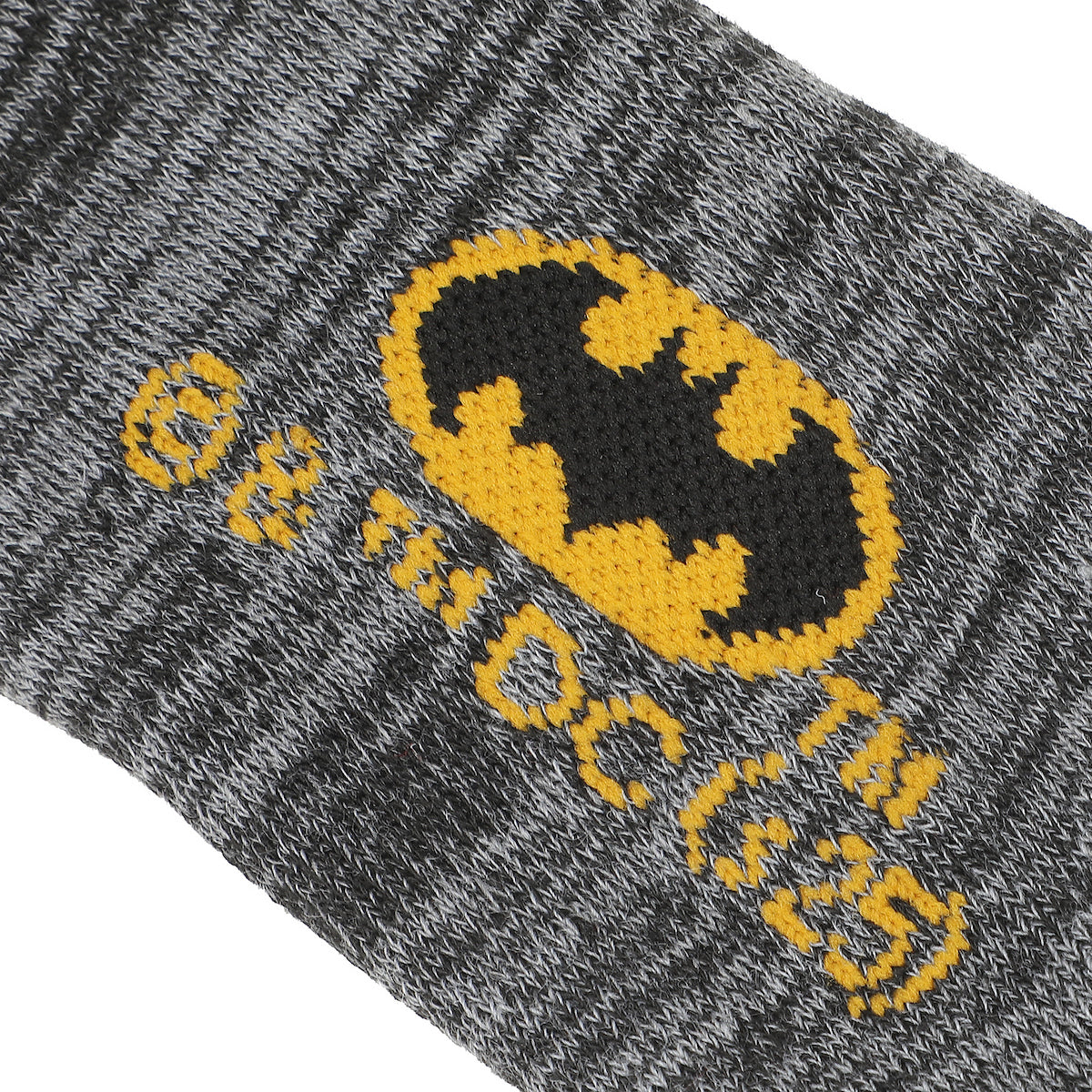 Batman Logo Men's Black Athletic Crew Socks
