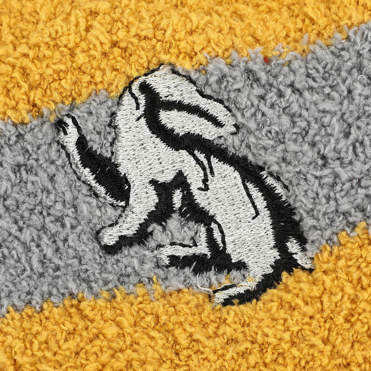 Harry Potter Hufflepuff Badger Adult Chenille Crew Socks