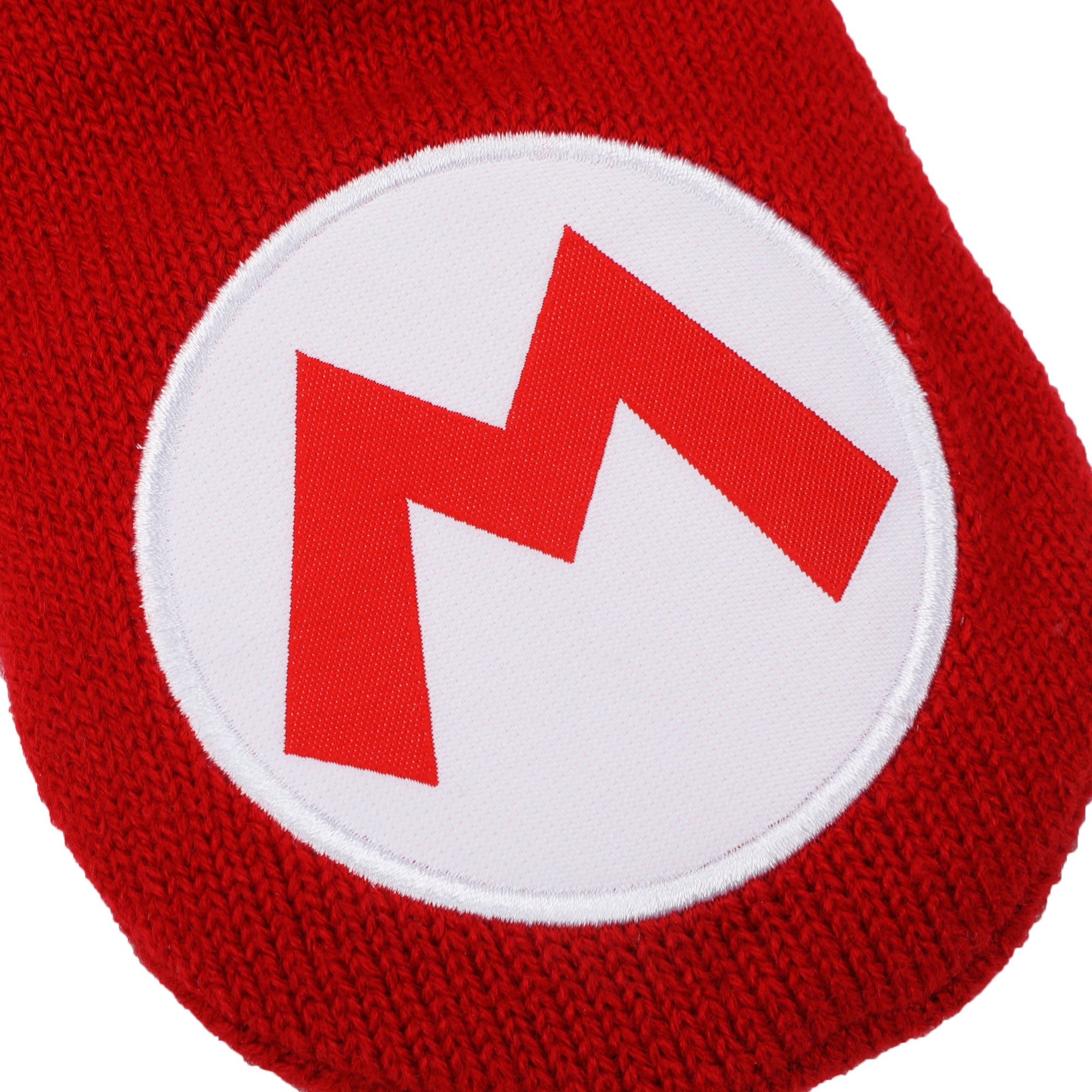 Super Mario Bros Mario Patch Red Slipper Socks