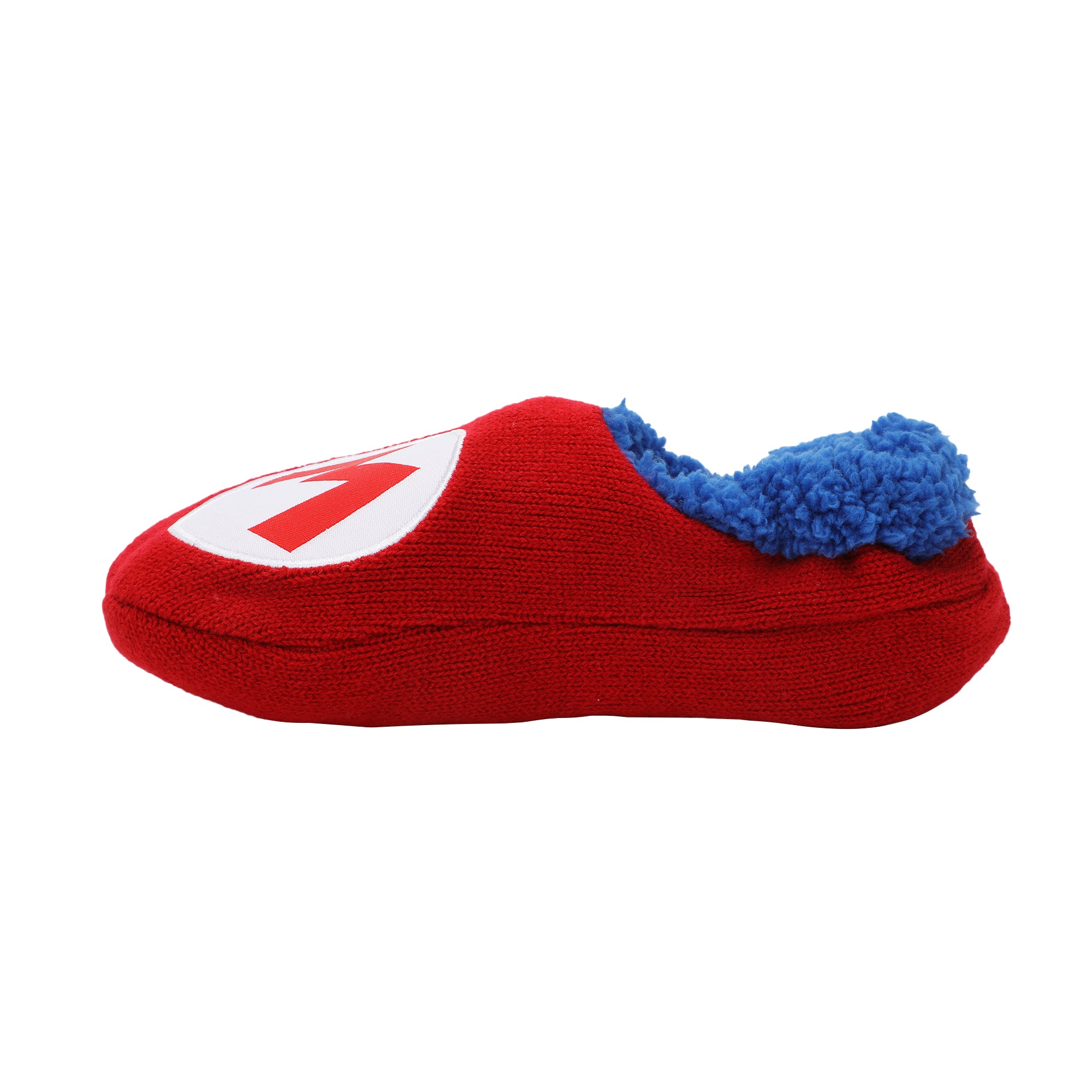 Super Mario Bros Mario Patch Red Slipper Socks
