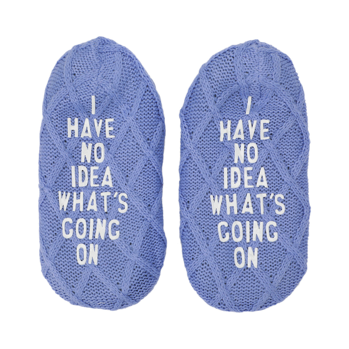 South Park Towelie I Have No Idea What's Going On Women's Blue Slipper Socks