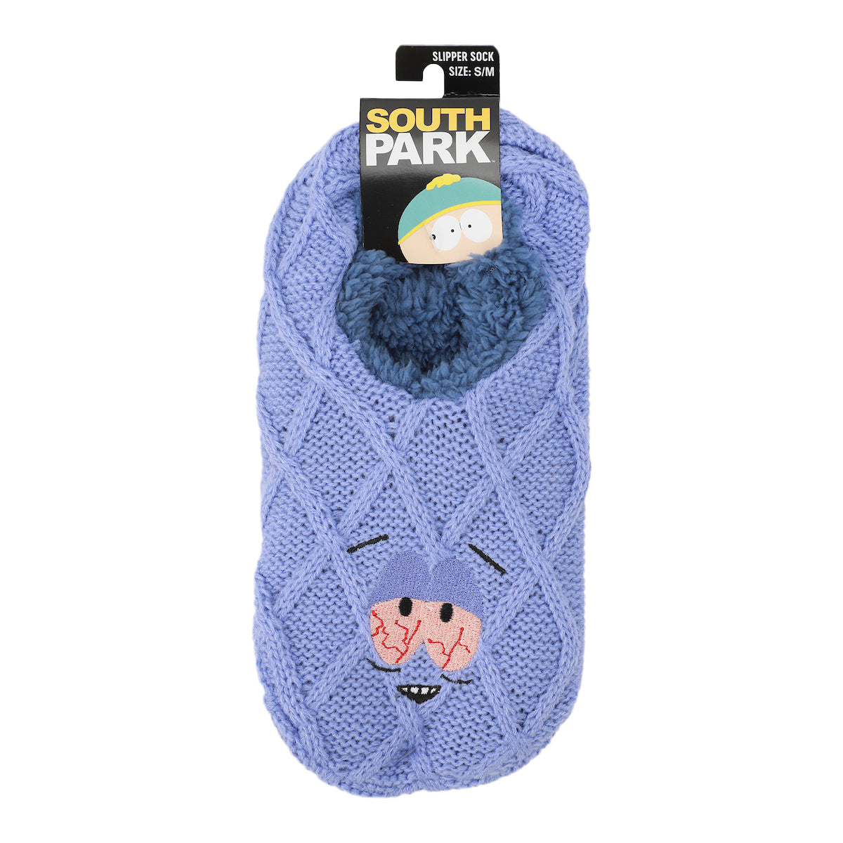 South Park Towelie I Have No Idea What's Going On Women's Blue Slipper Socks