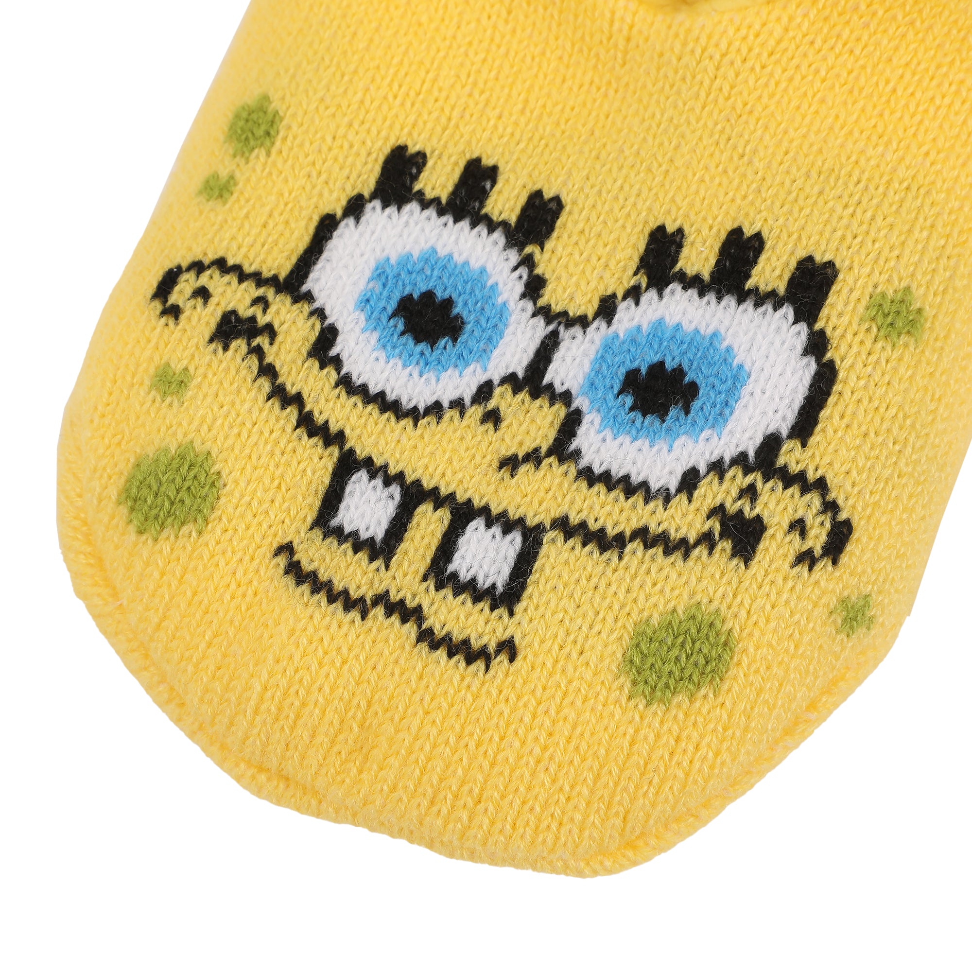 Spongebob Squarepants Cheerful Face Women's Slipper Socks