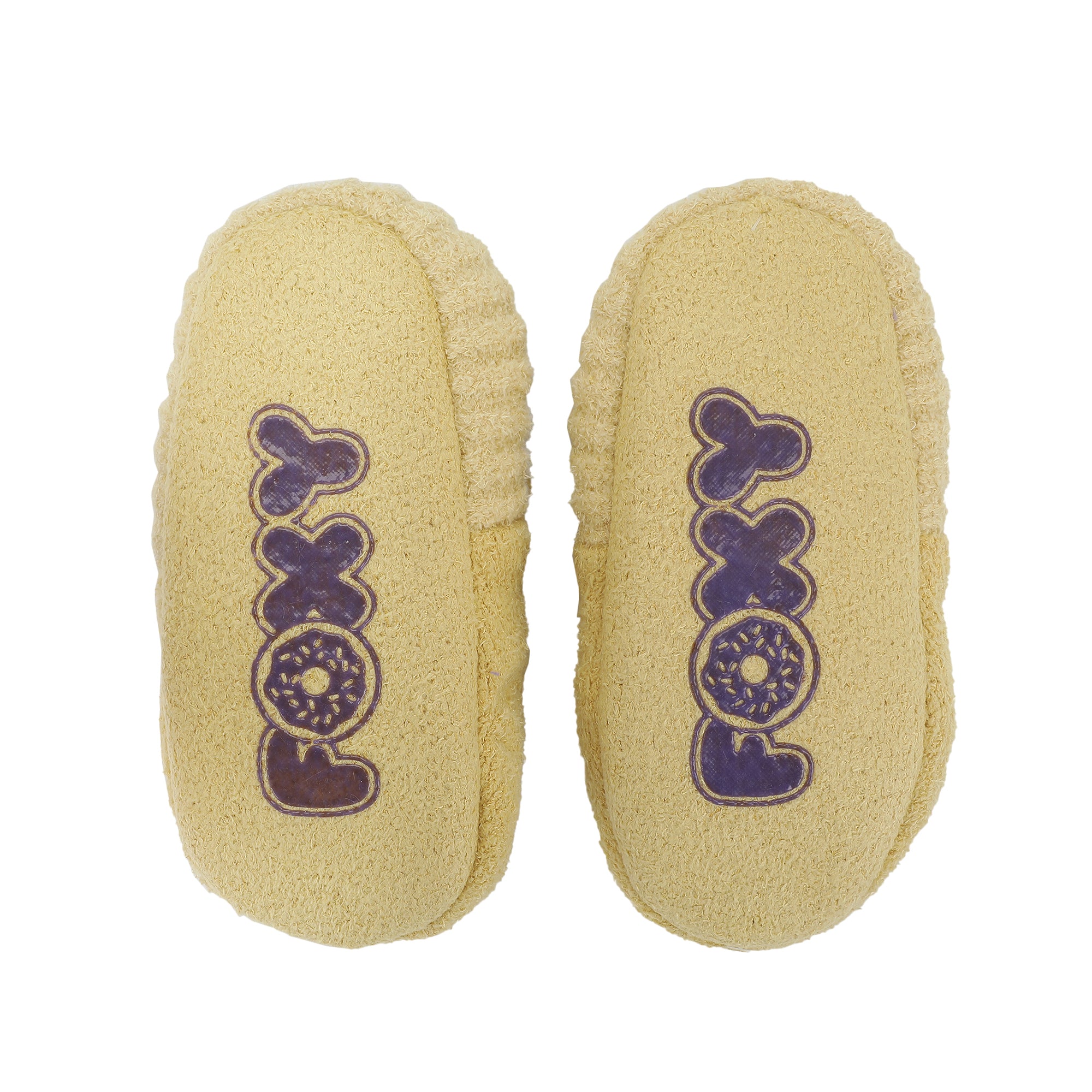 Lanky Box Foxy Youth Brown Slipper Socks