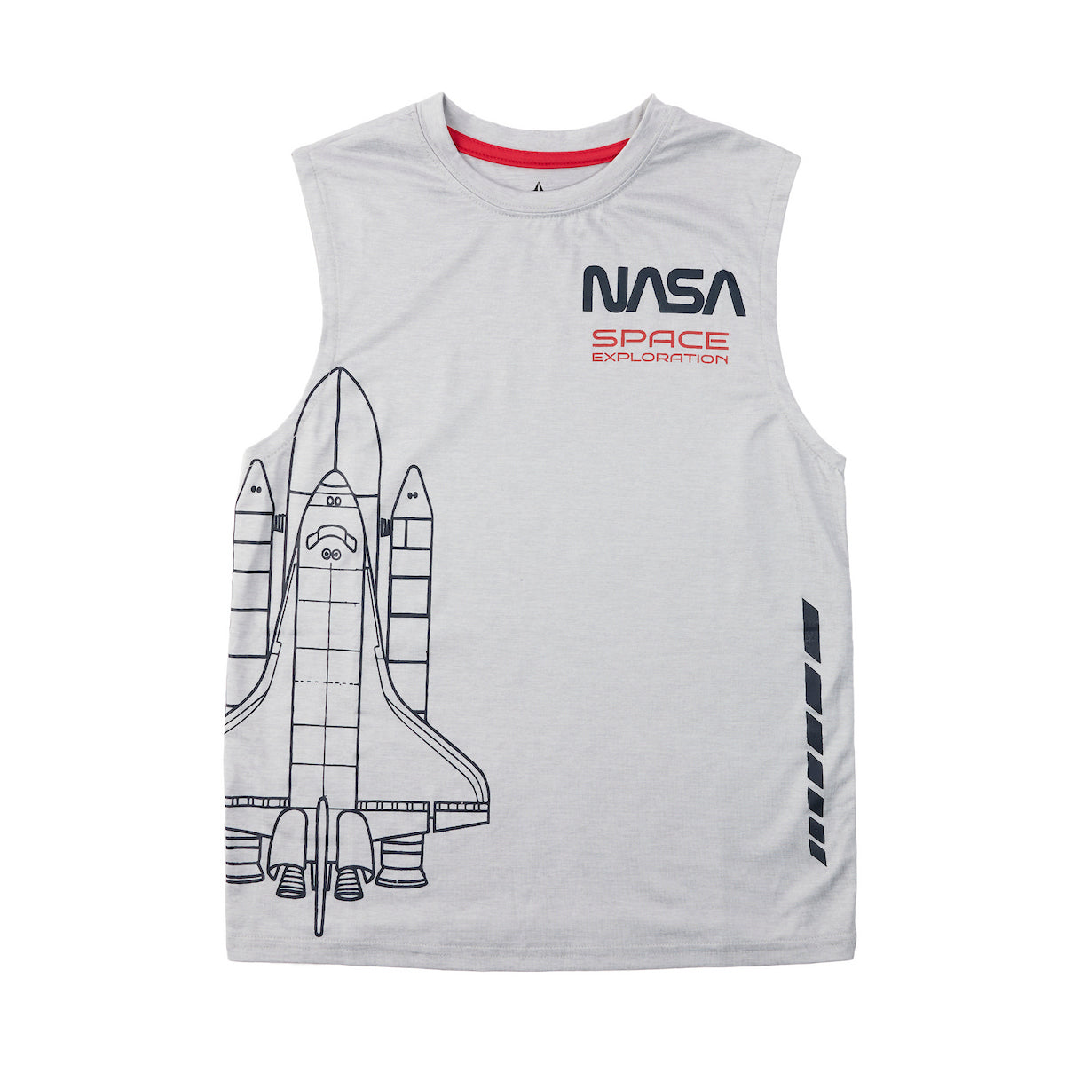NASA Astronaut & Space Shuttles Boy's 3-Pack Tee Muscle Shirt & Shorts Combo Set