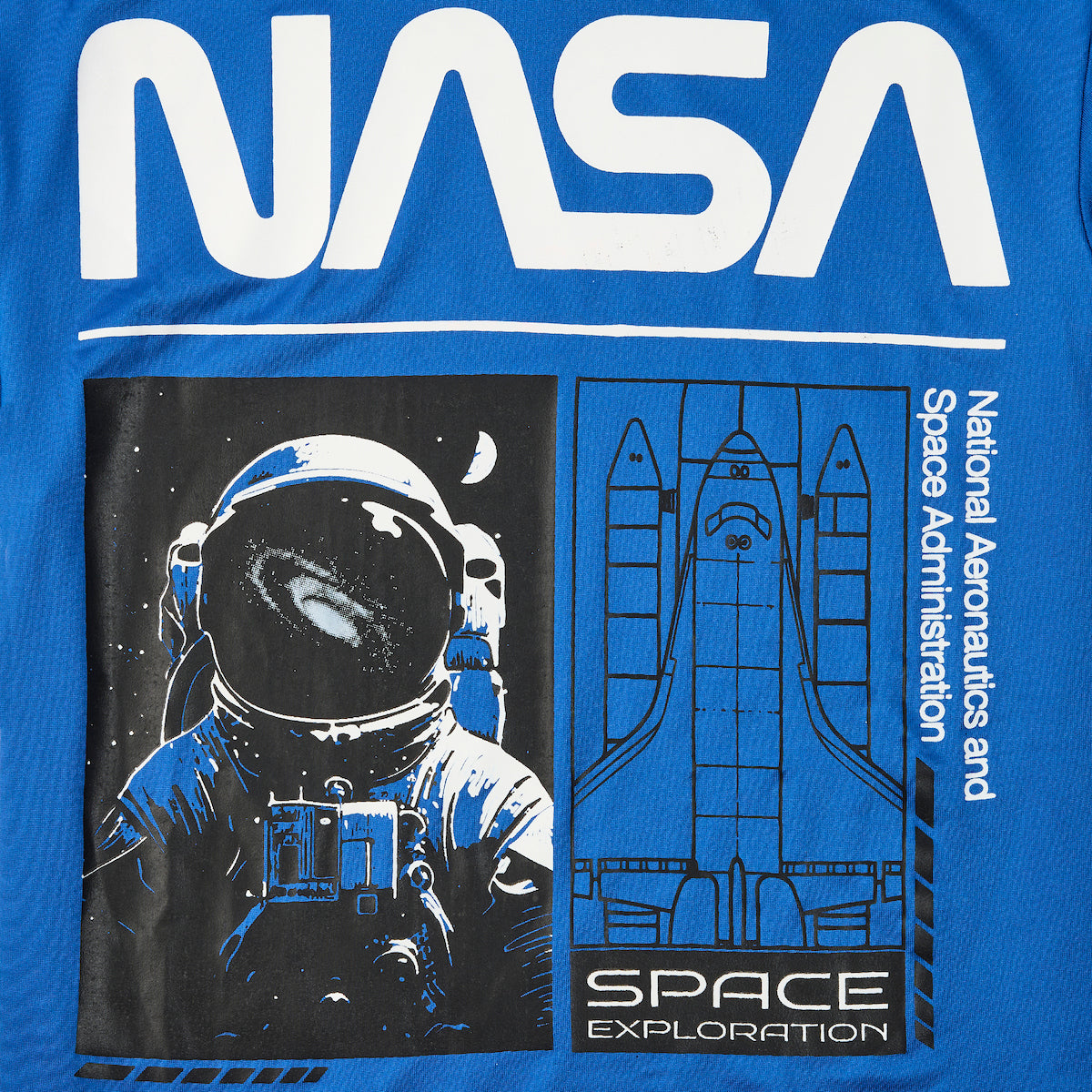 NASA Astronaut & Space Shuttles Boy's 3-Pack Tee Muscle Shirt & Shorts Combo Set