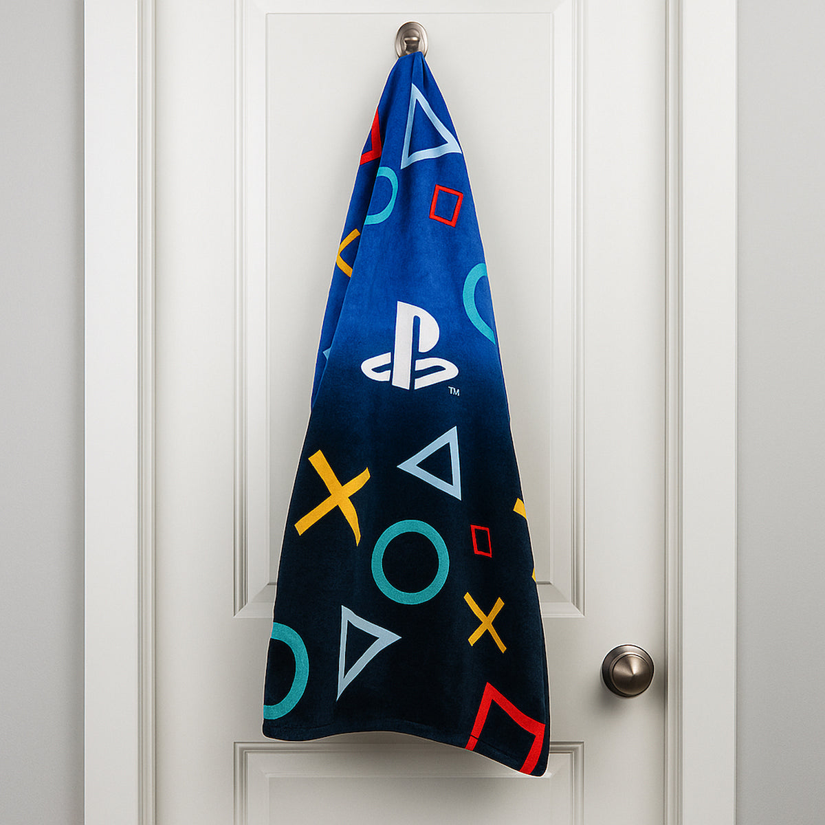 Official PlayStation Towel | Super Soft Feel PS5 Gaming Design | Perfect For Home Bath Beach & Swimming Pool | One Size 30 x 59” | 100% Cotton
